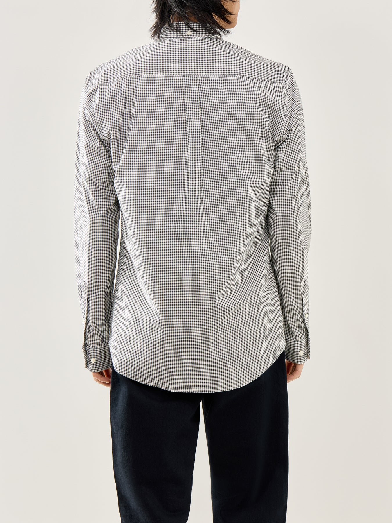 Halton Gingham Tailored Shirt Olive