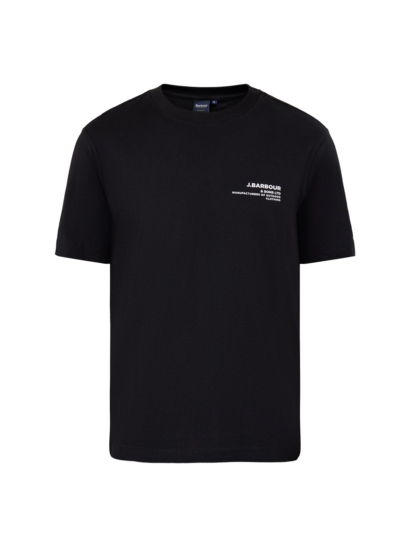 Parkend Photographic Cotton T-Shirt Black
