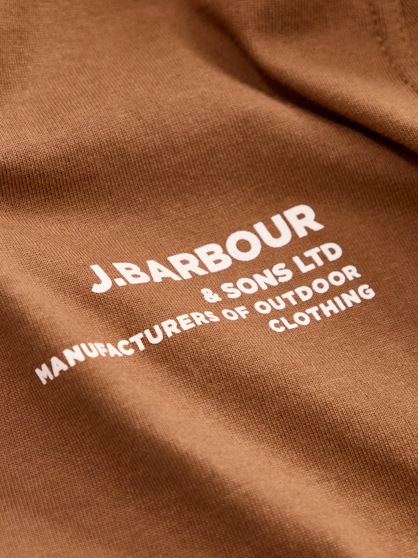 Parkend Photographic Cotton T-Shirt Brown