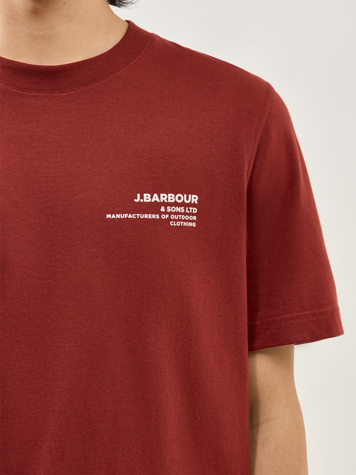 Photographic Relaxed T-Shirt Red