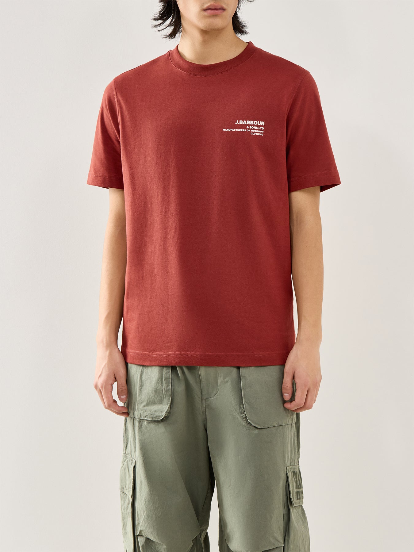 Photographic Relaxed T-Shirt Red