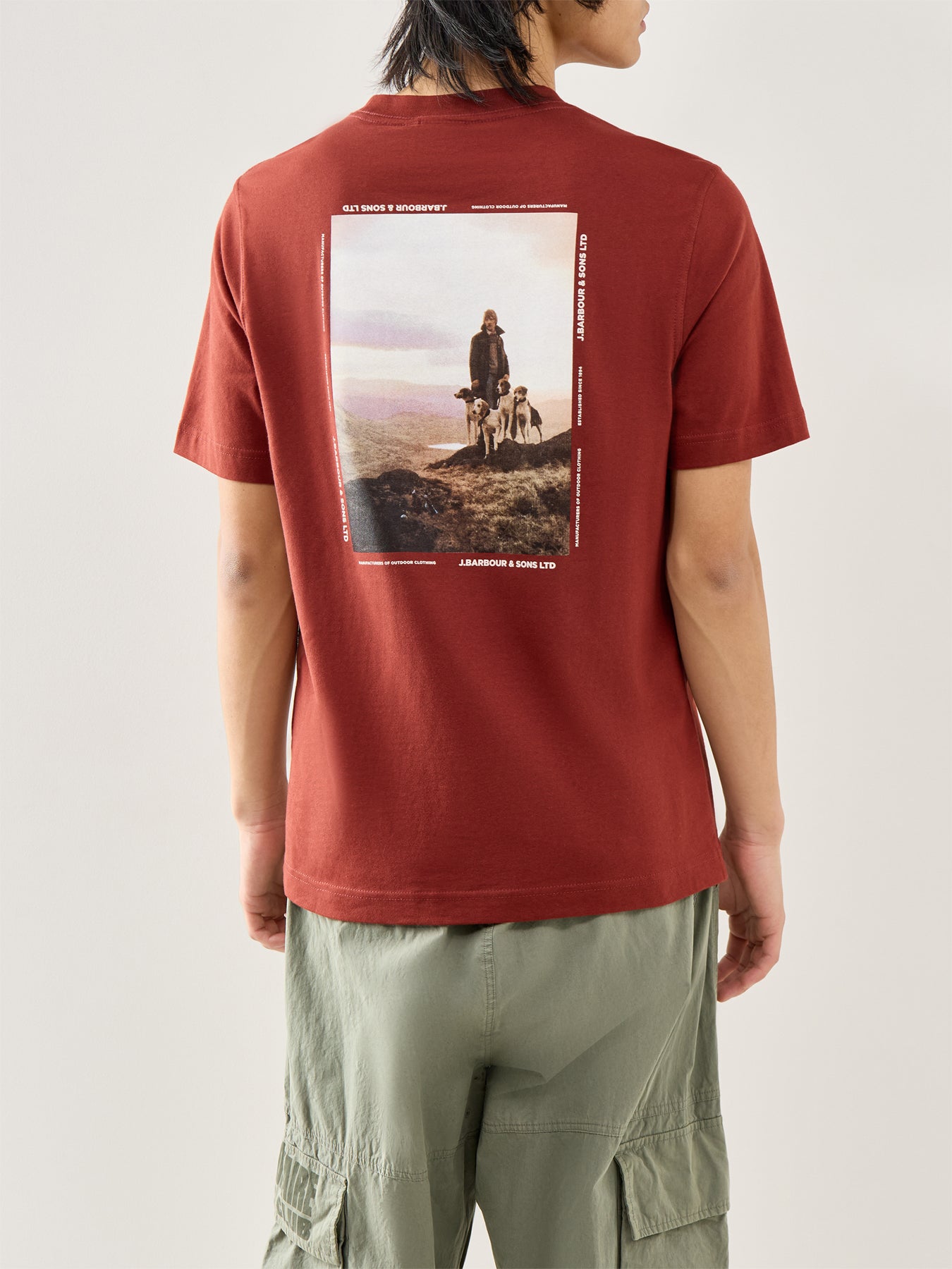 Photographic Relaxed T-Shirt Red