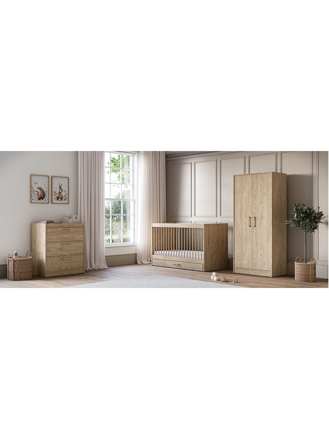 Geneva Wardrobe Brown