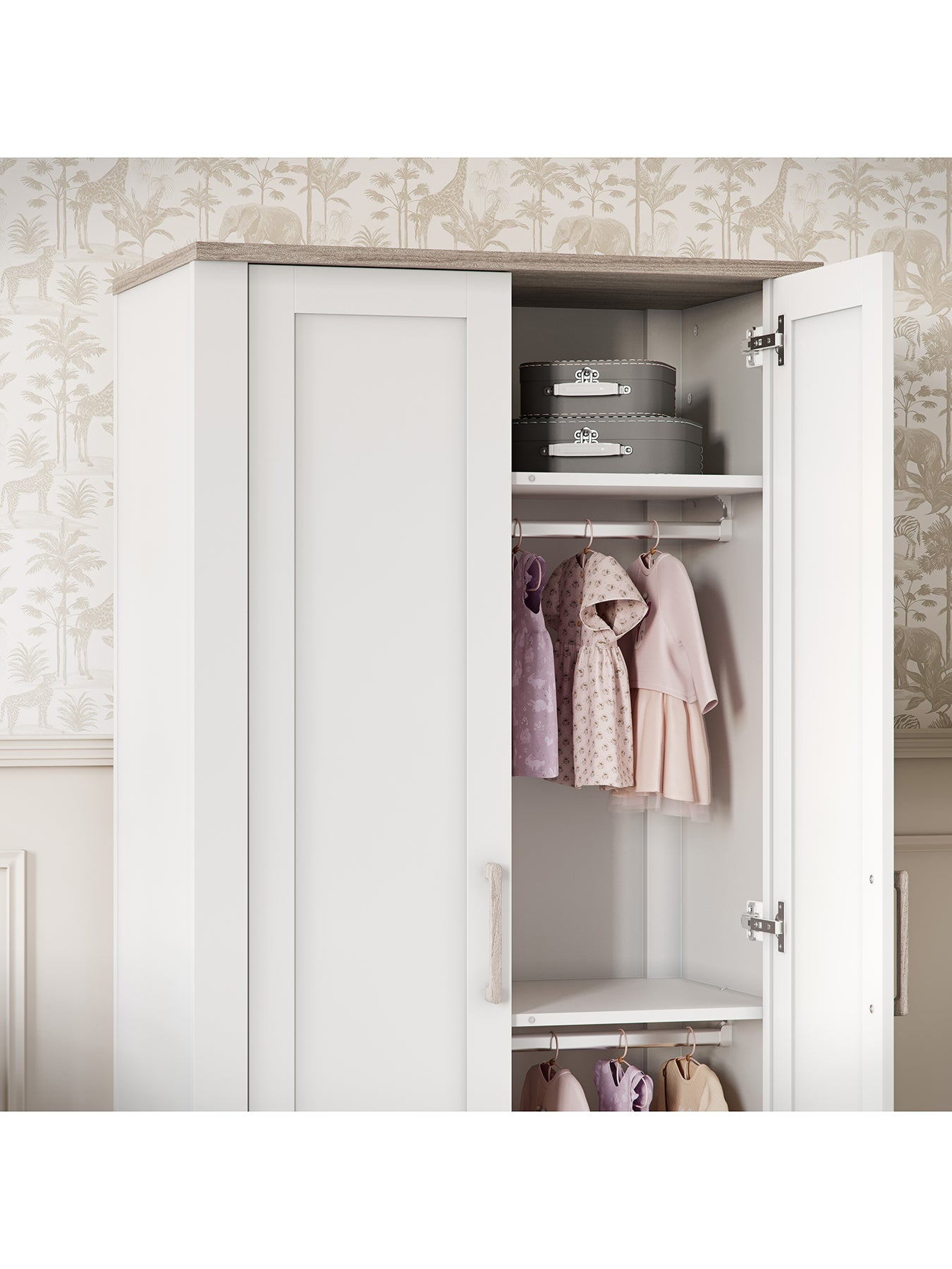 Valencia Wardrobe White