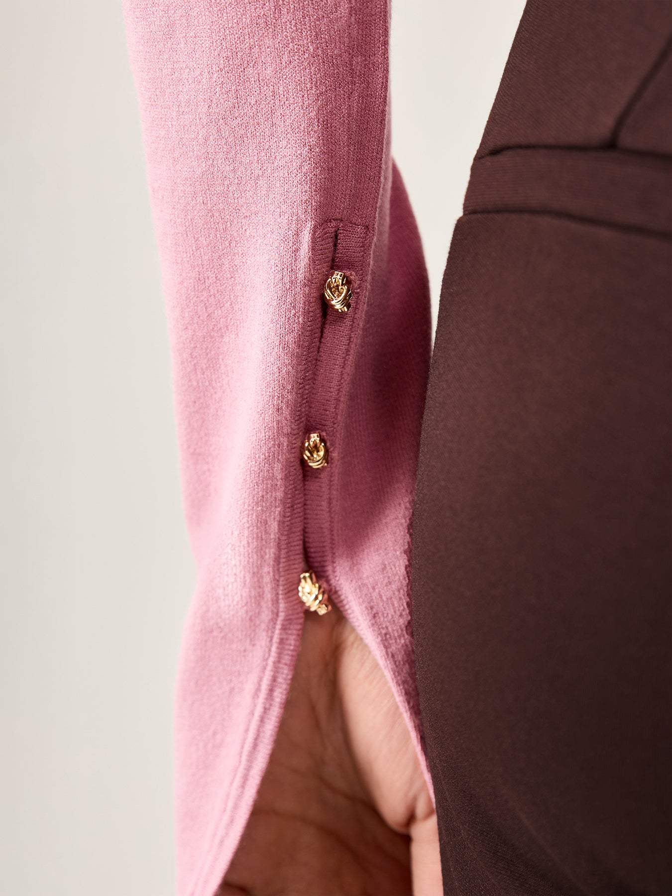 Printed Puff Sleeve Button Front Blouse Hydrangea