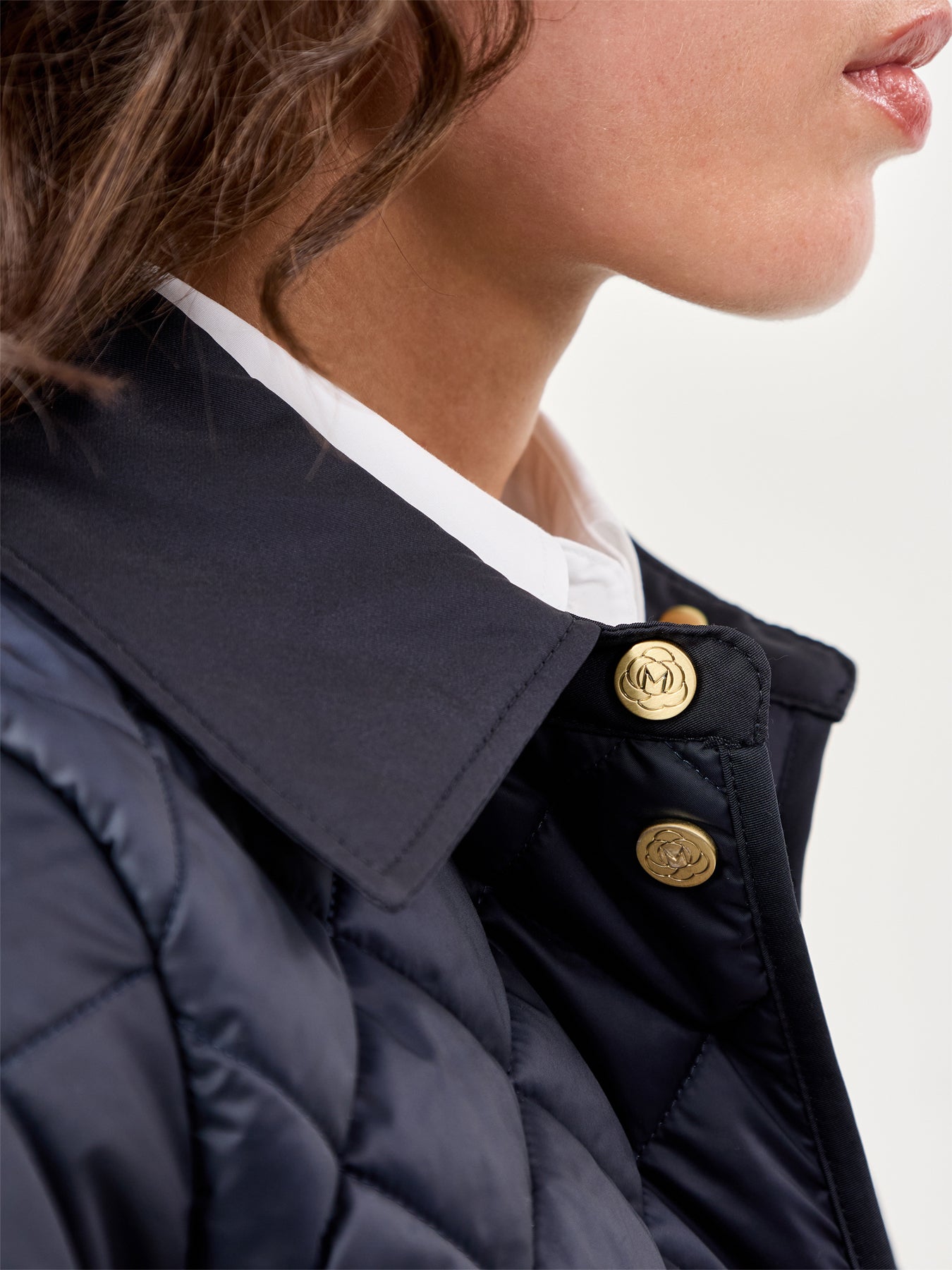 Asti Quilted Jacket Navy
