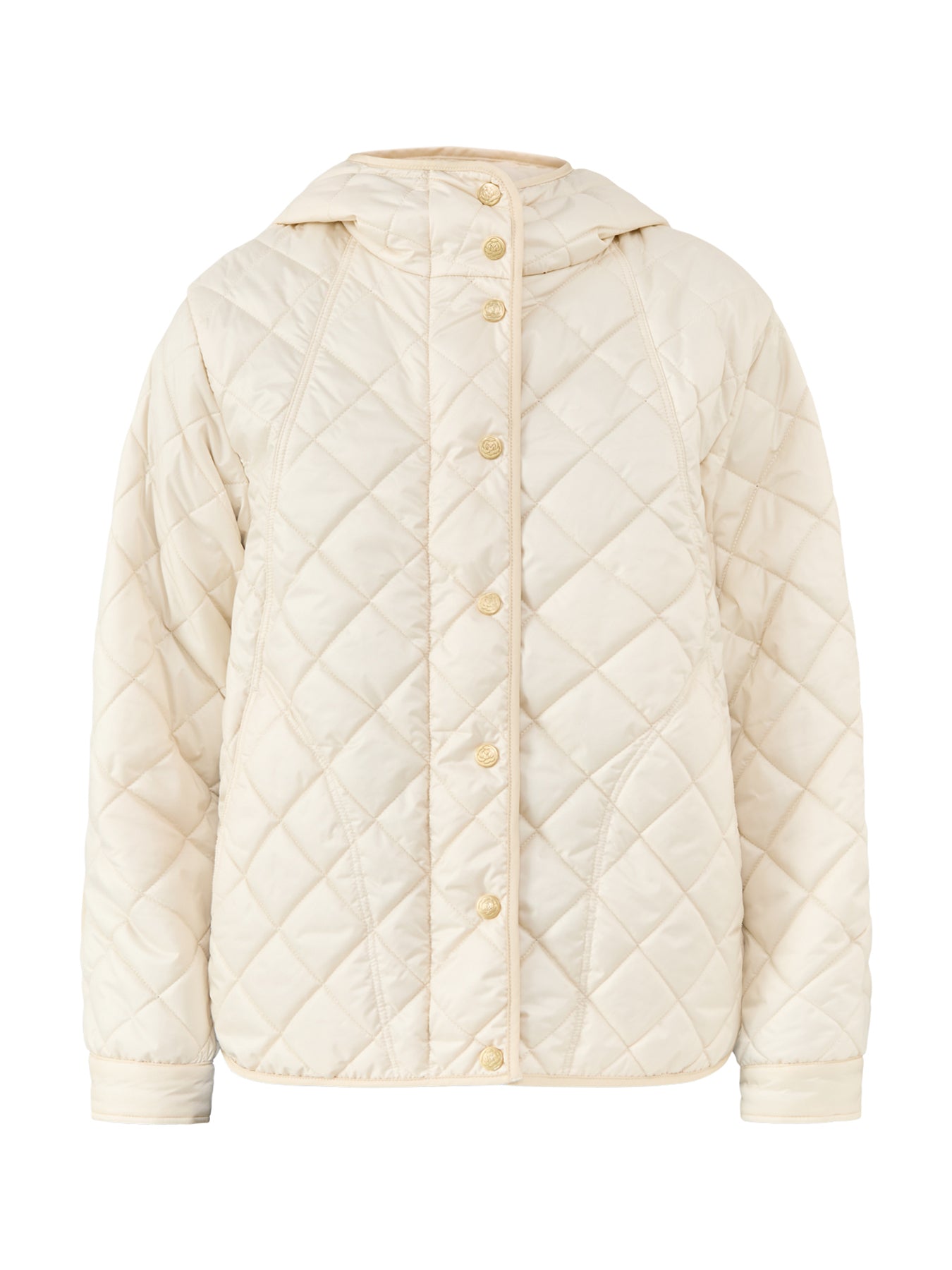 Racconto Quilted Jacket Cream