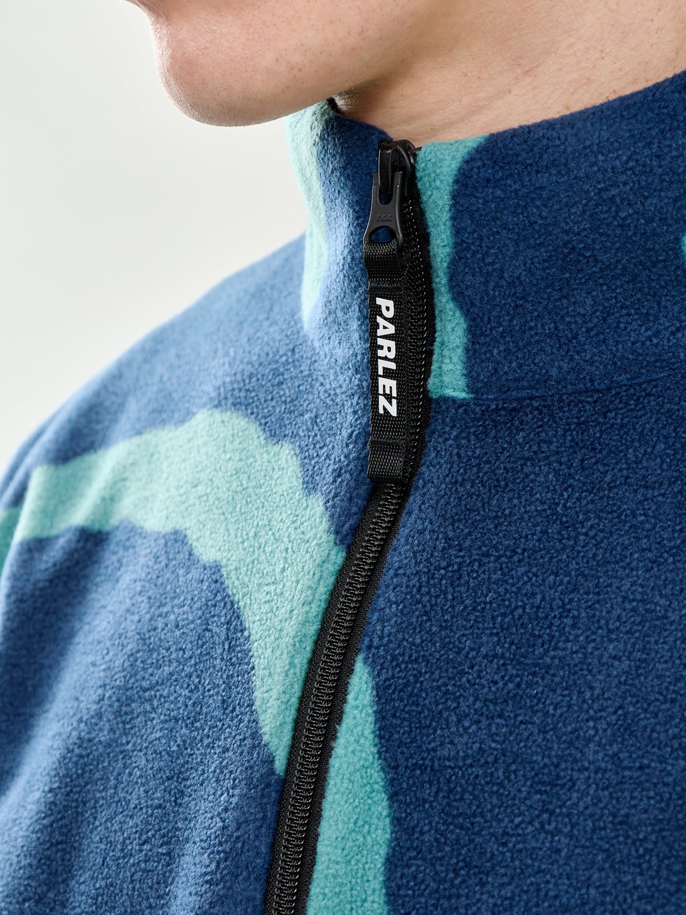 Chevy 1/4 Zip Fleece Blue