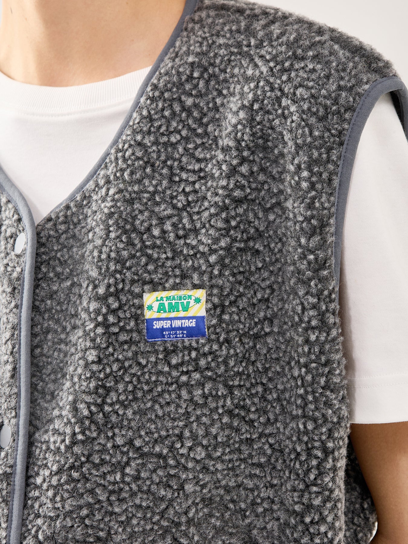 Hoktown Wool Gilet Beige