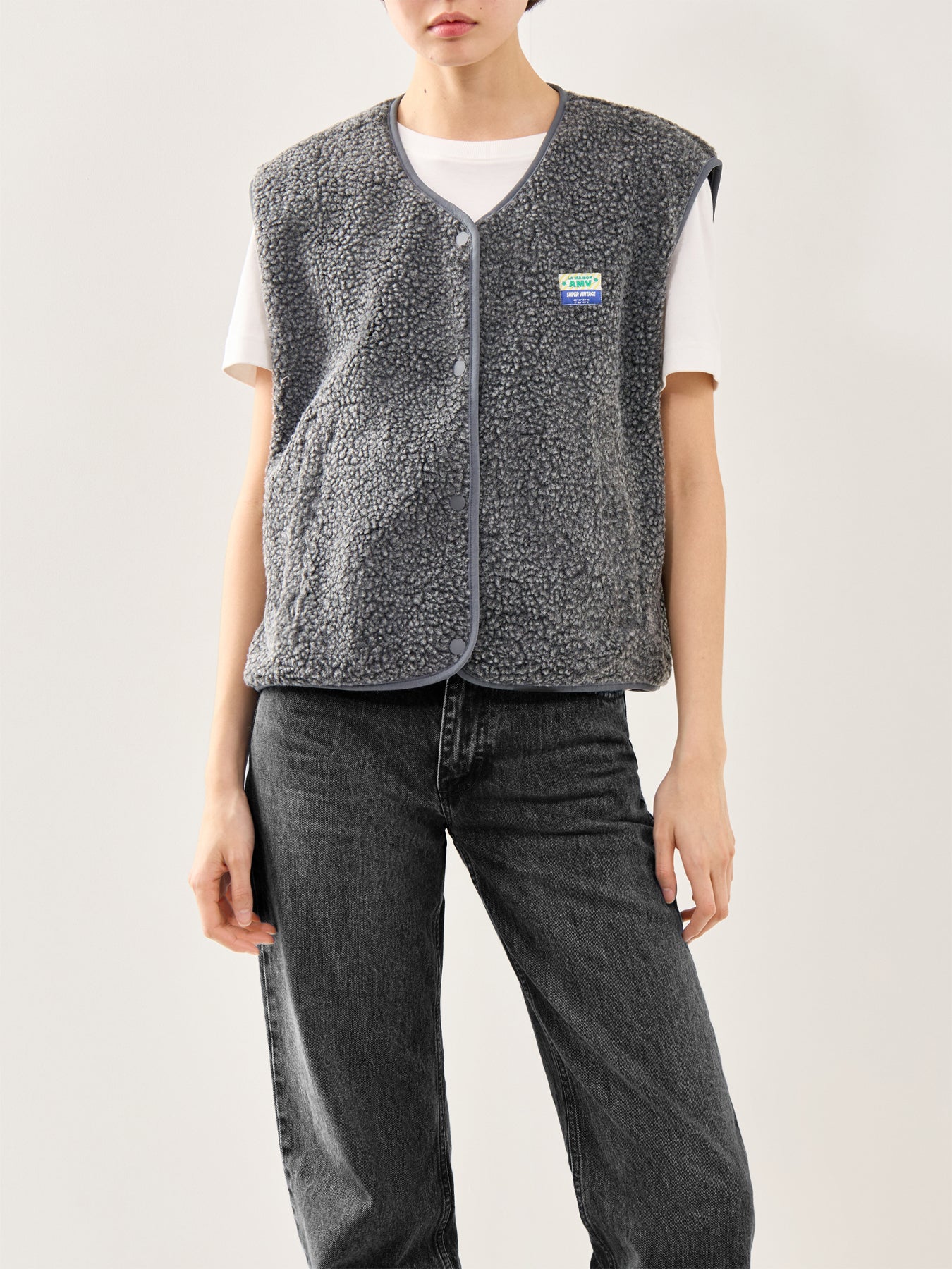 Hoktown Wool Gilet Beige