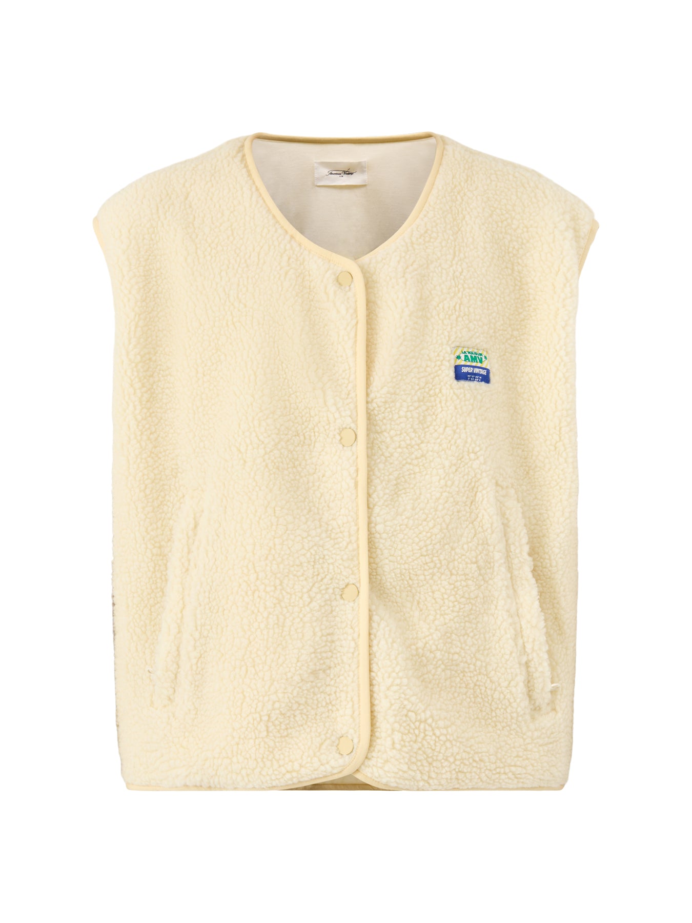 Hoktown Wool Gilet Cream