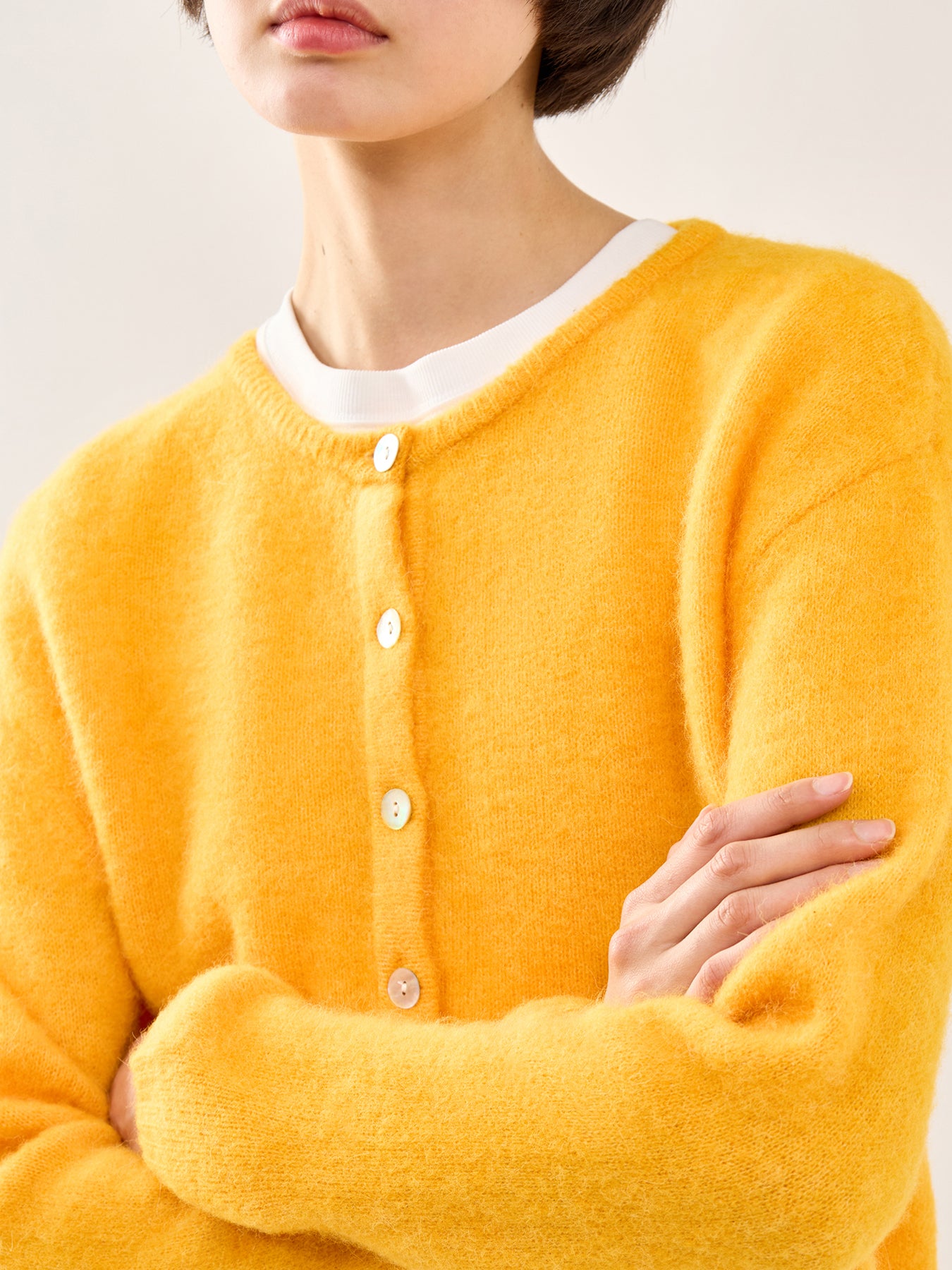 Vitow Wool Cardigan Cream