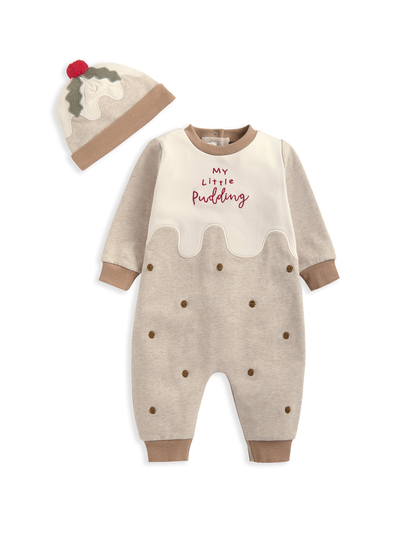 Little Pudding Romper and Hat Multi