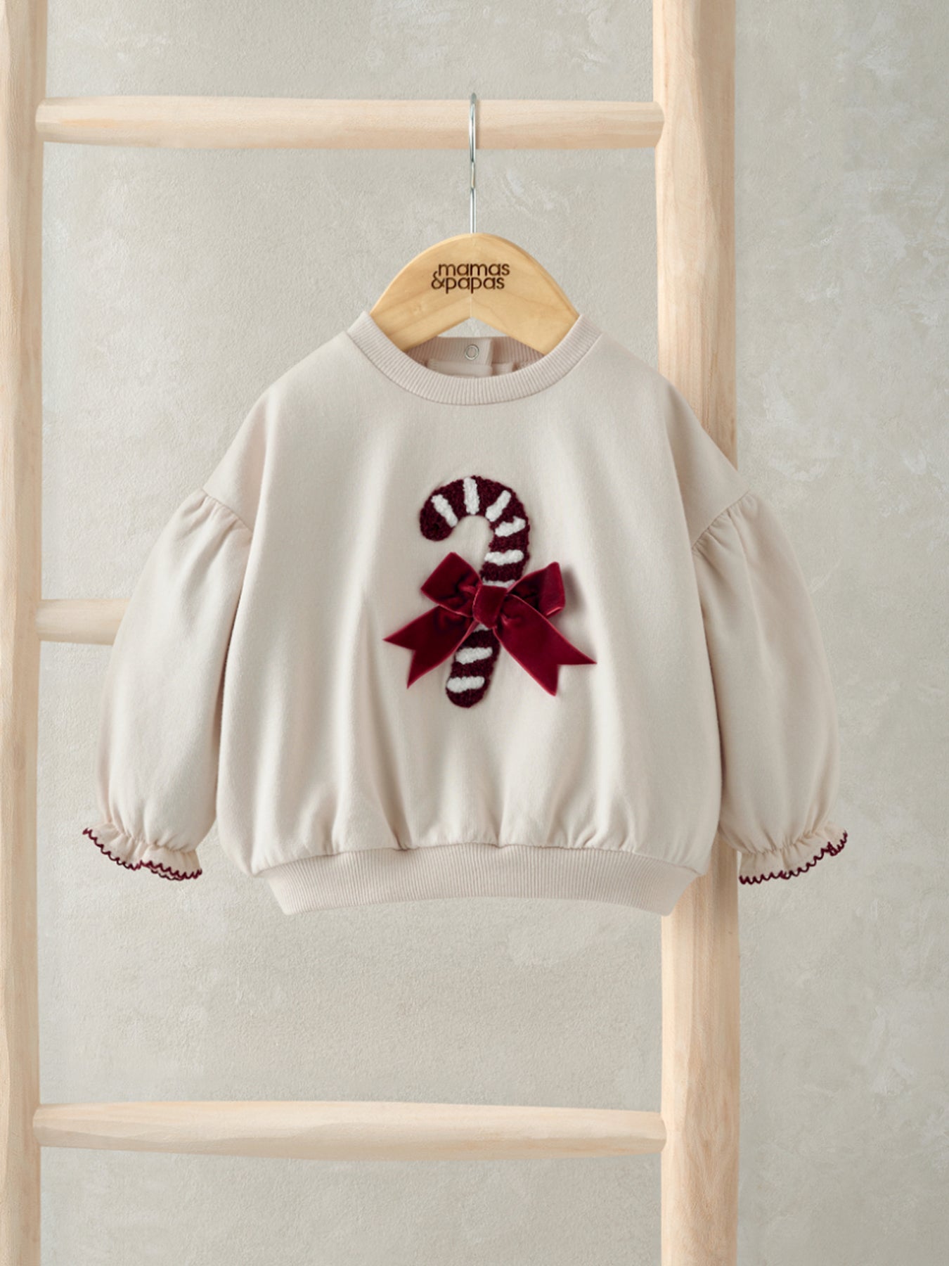 Candy Sweatshirt Warm Cream