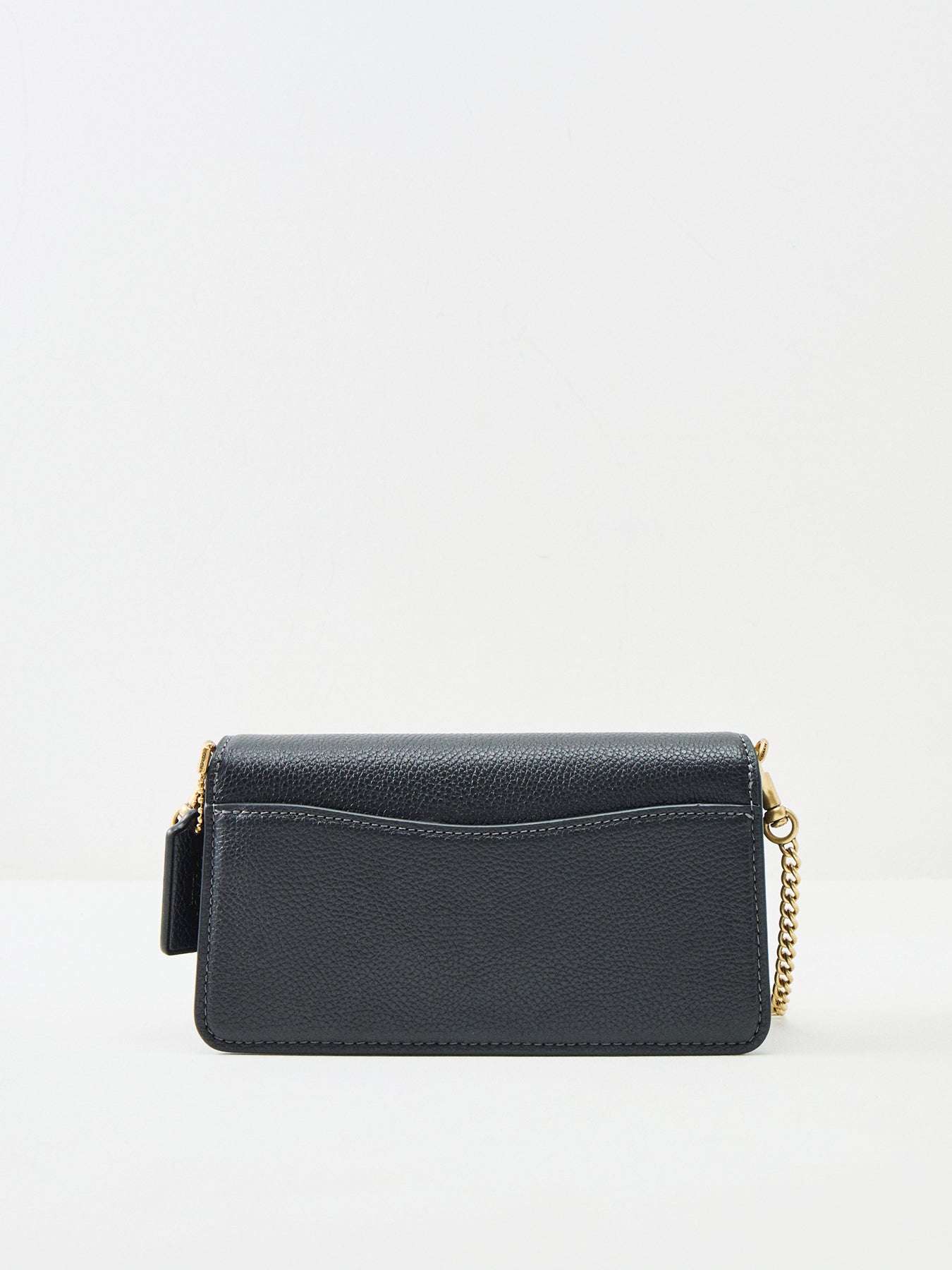 Leather Tabby Shoulder Bag 19 Black