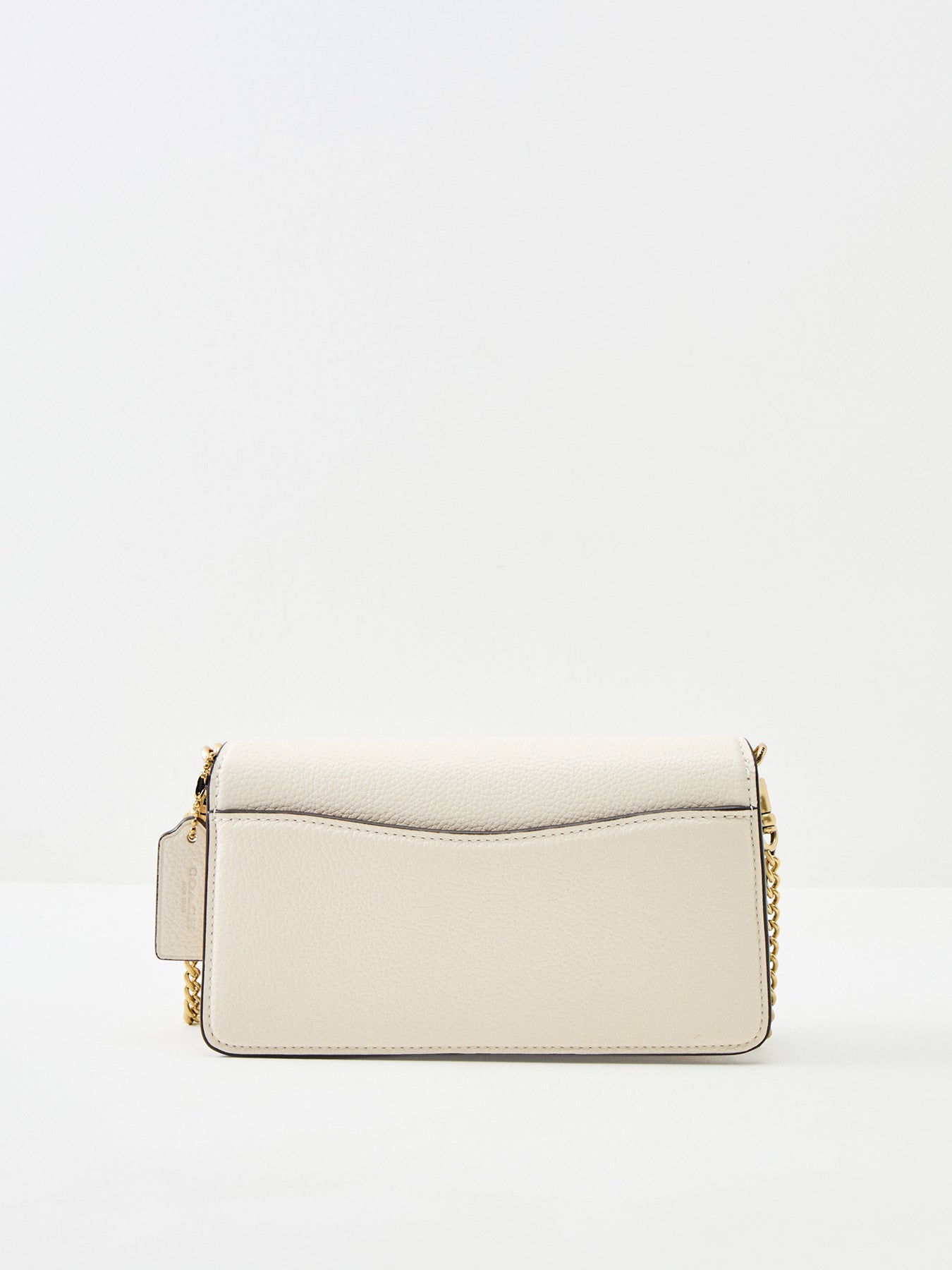 Leather Tabby Shoulder Bag 19 Chalk