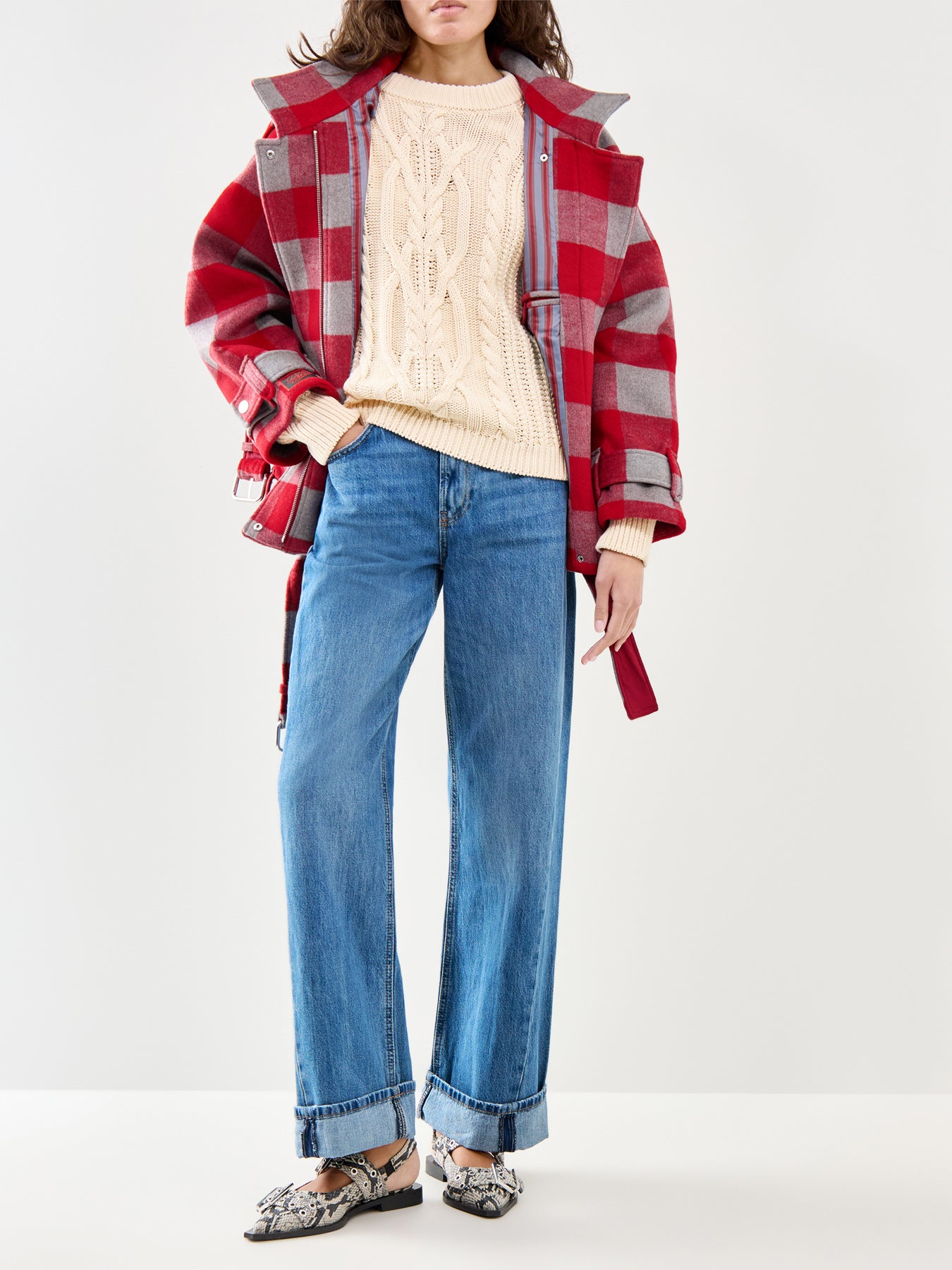 Frankie Cable Sweater Cream
