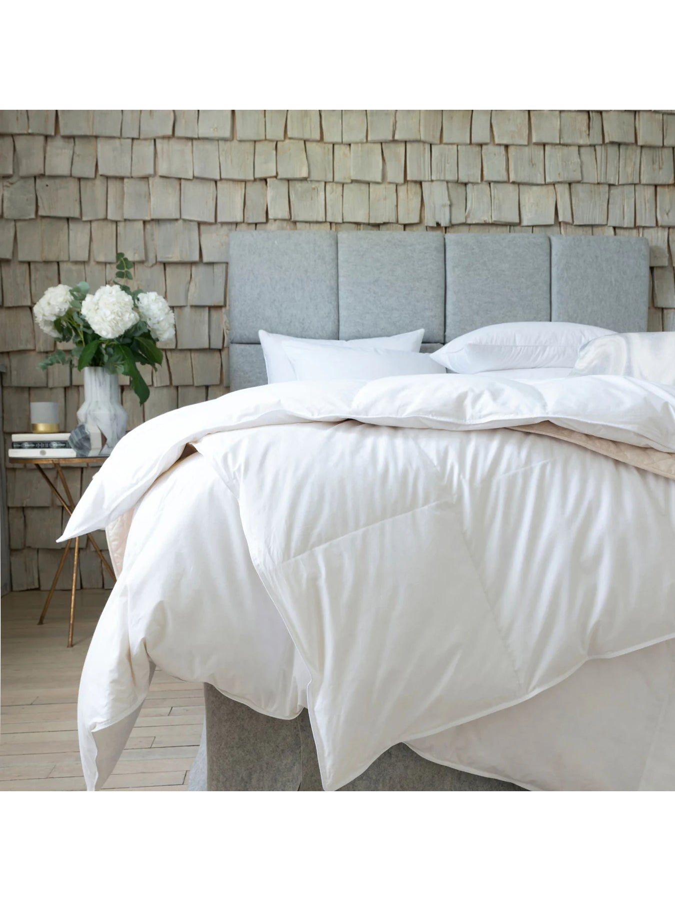 Goose Feather & Down Duvet All Seasons King White