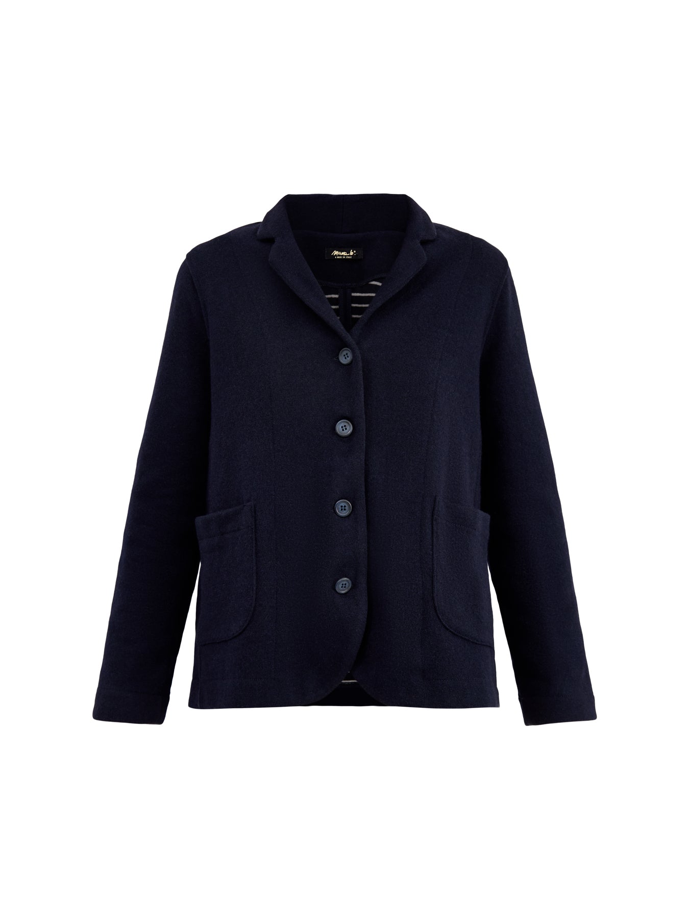 Knitted Blazer Navy