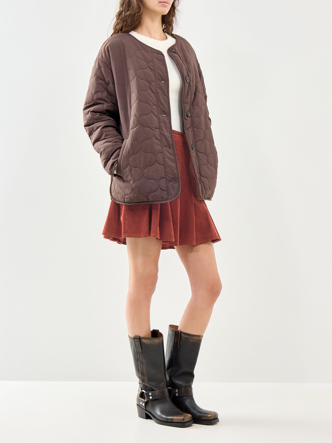 Vincent Skirt Brown