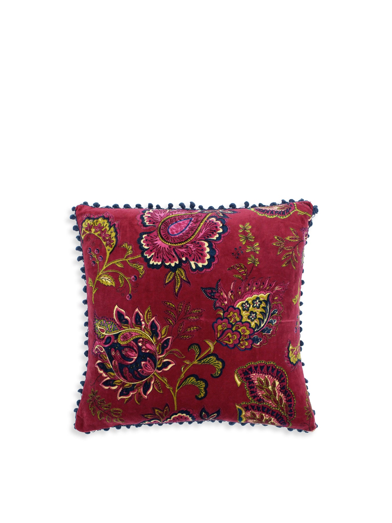 Malisa Velvet Cushion Red 50×50 cm