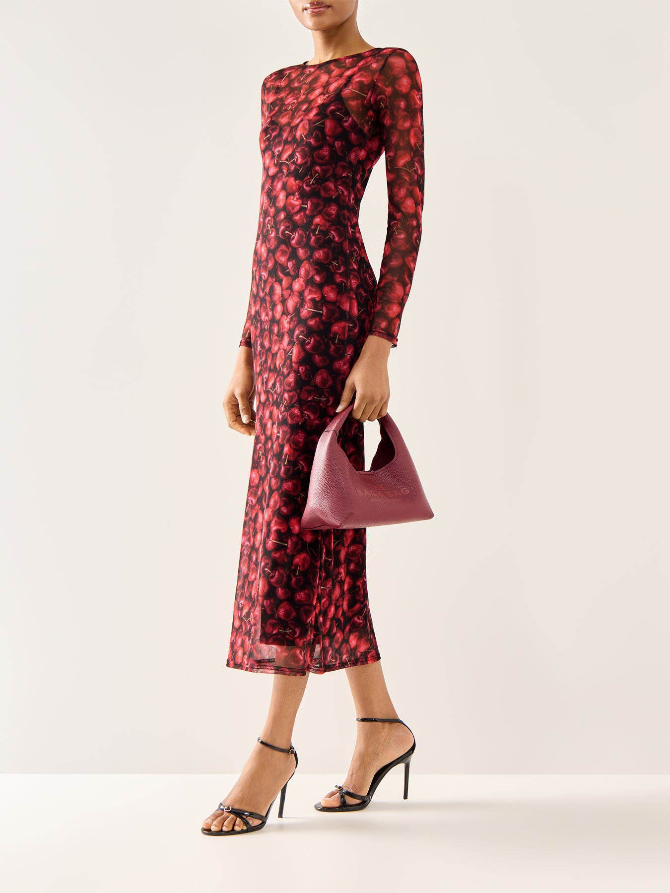 Cherry Mesh Soho Dress Red