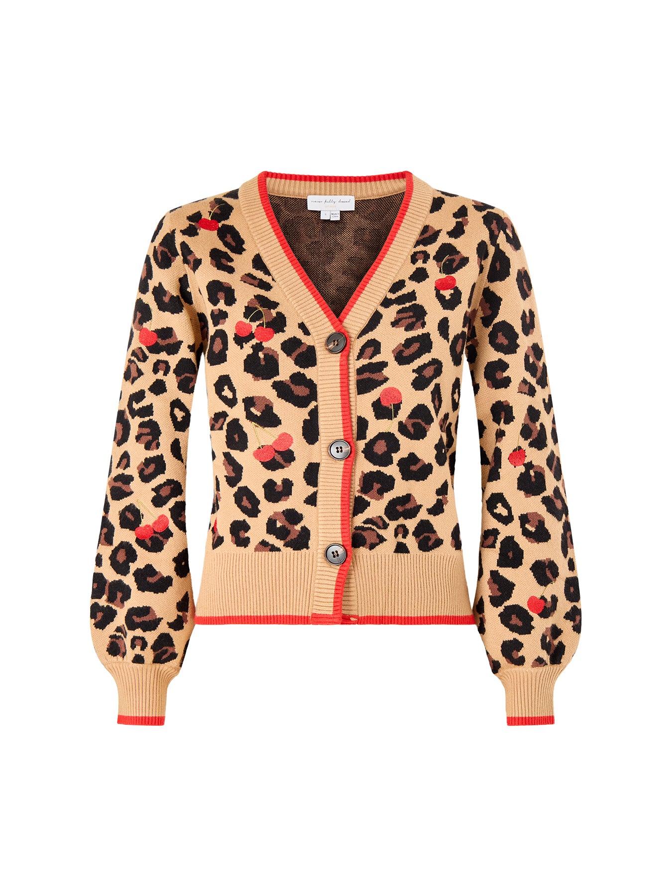 Cherry Leopard Cardigan