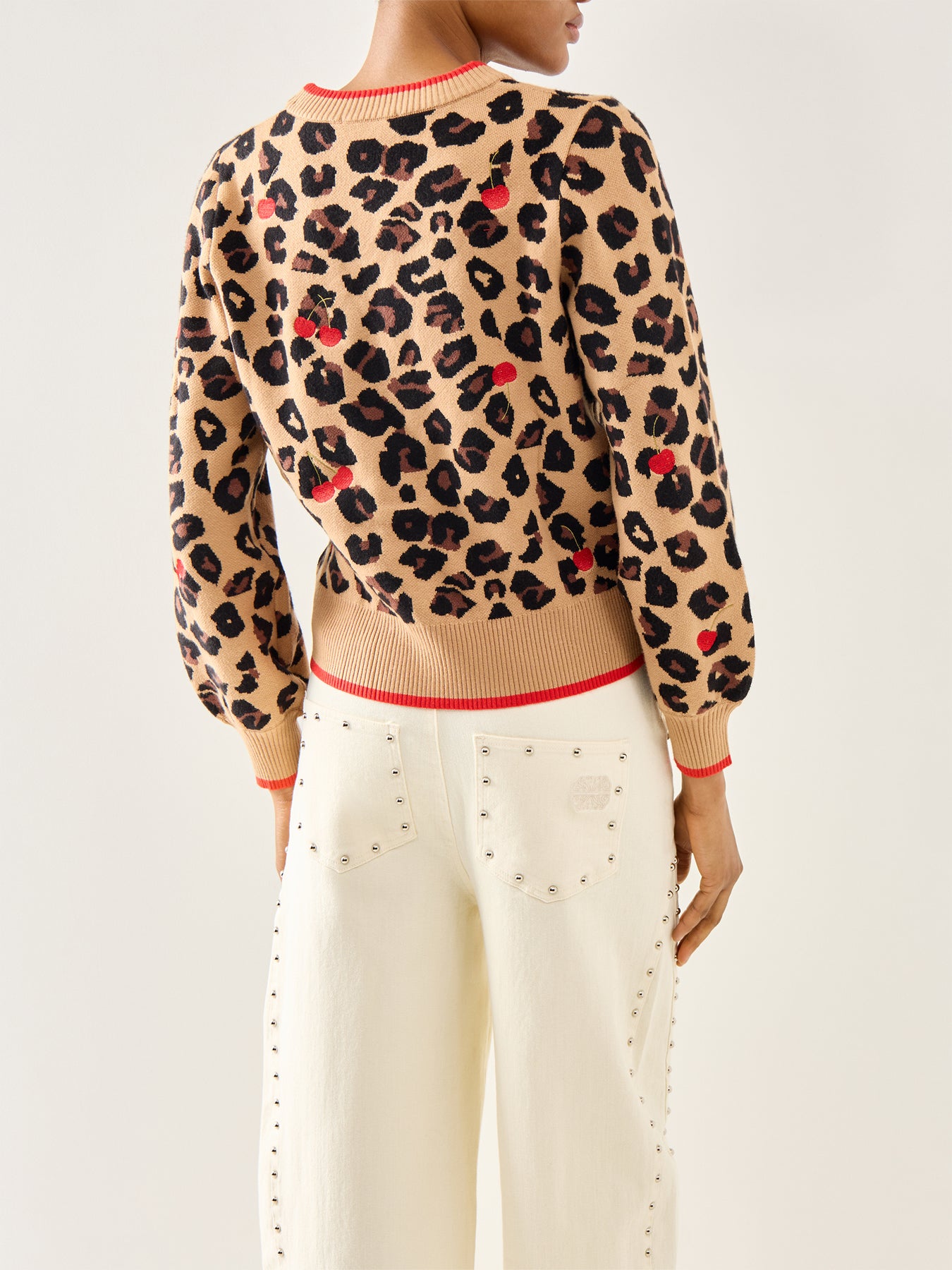 Cherry Leopard Cardigan