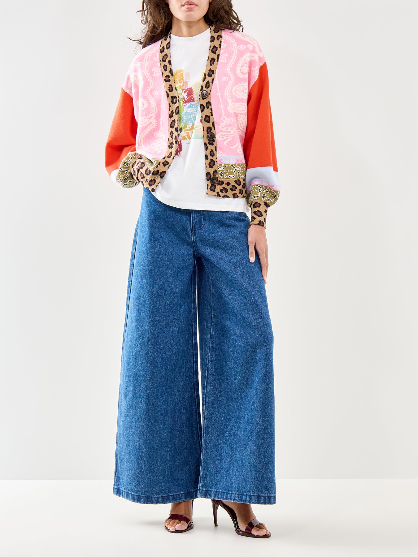 Splice Bandana Cardigan Multi