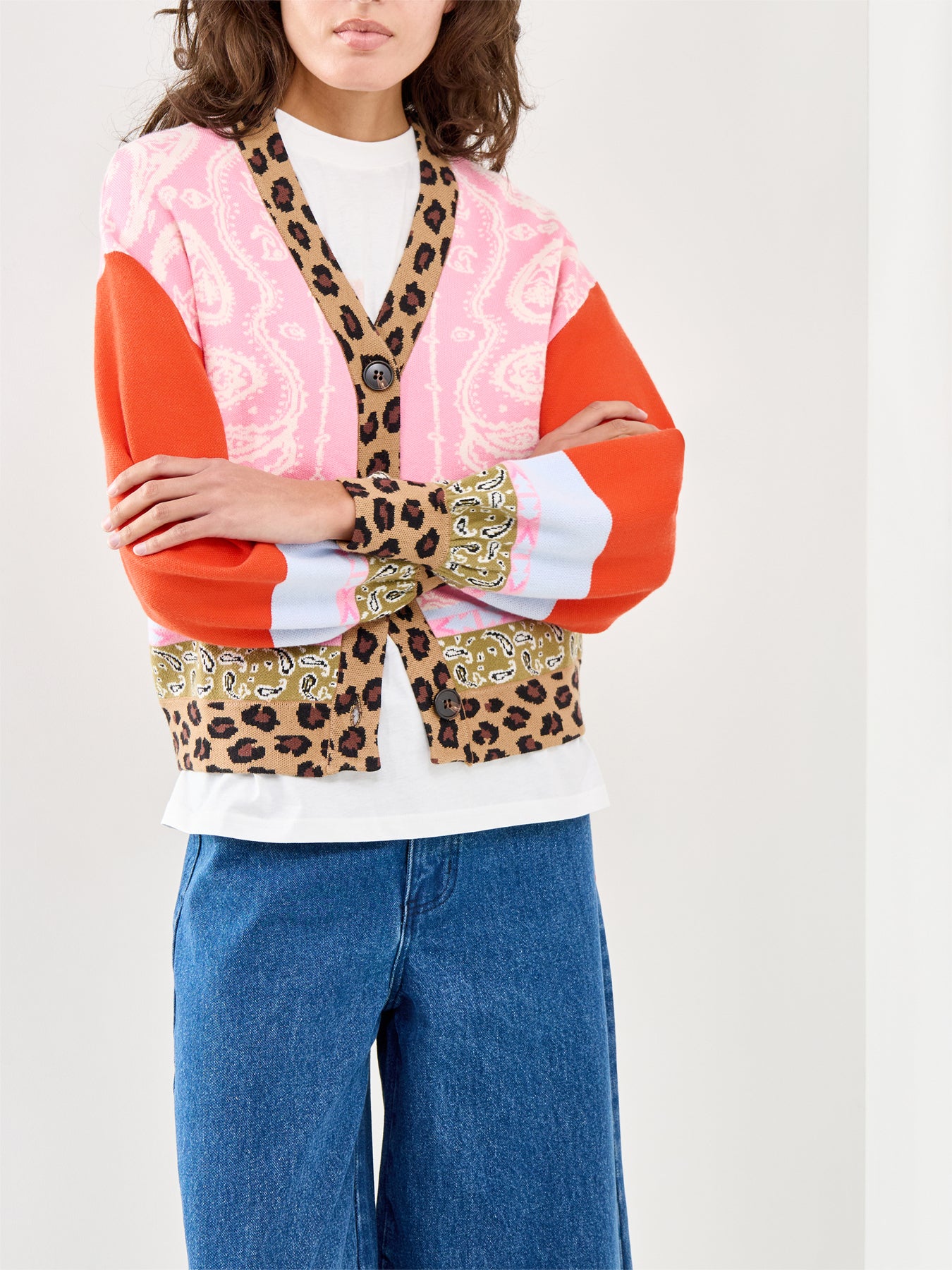 Splice Bandana Cardigan Multi
