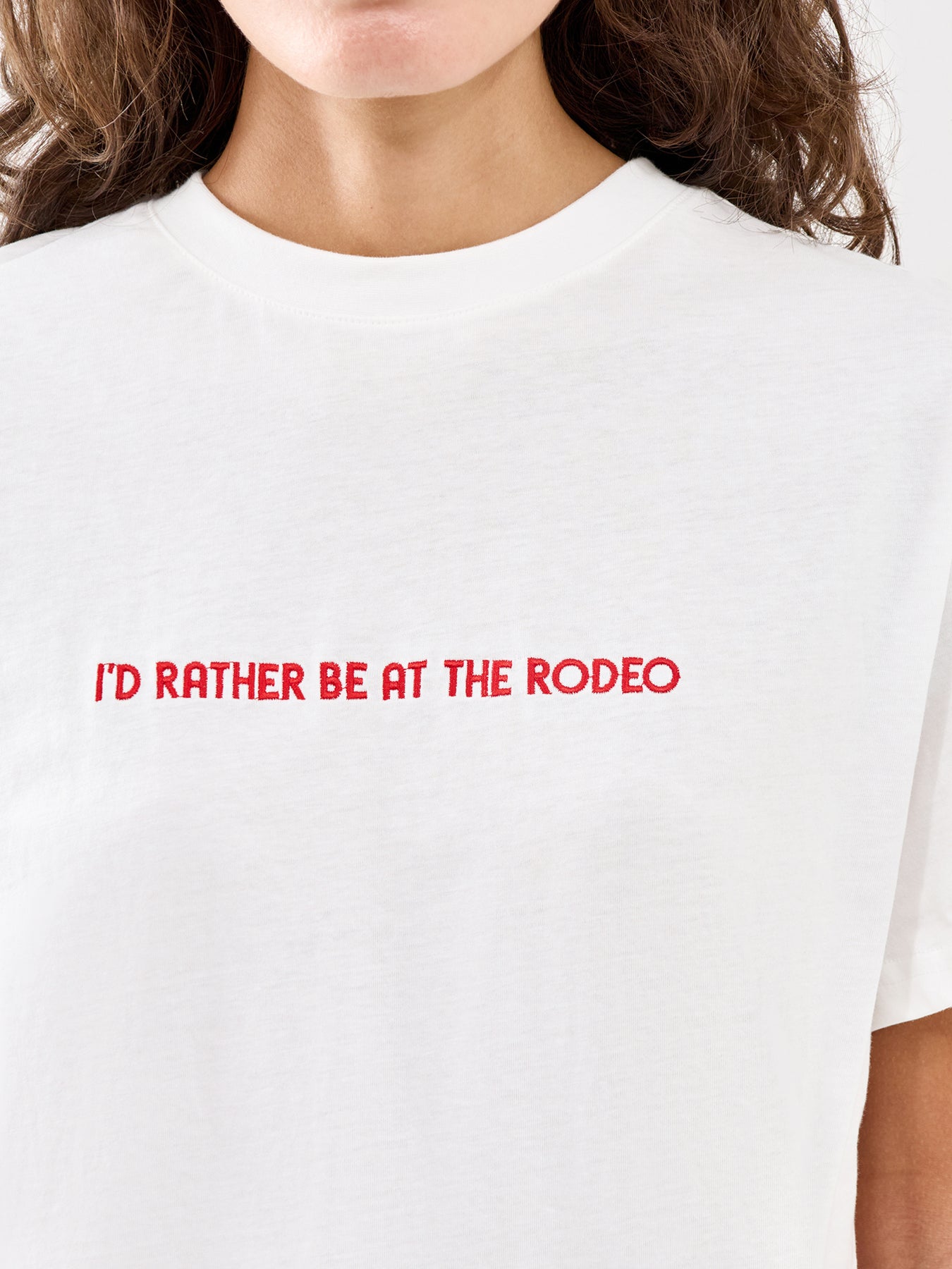 White Rodeo Graphic T-Shirt White
