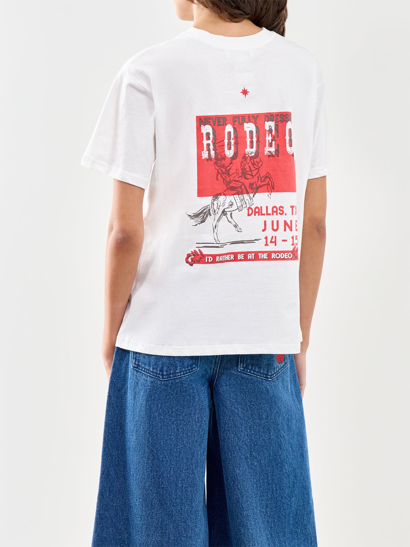 White Rodeo Graphic T-Shirt White