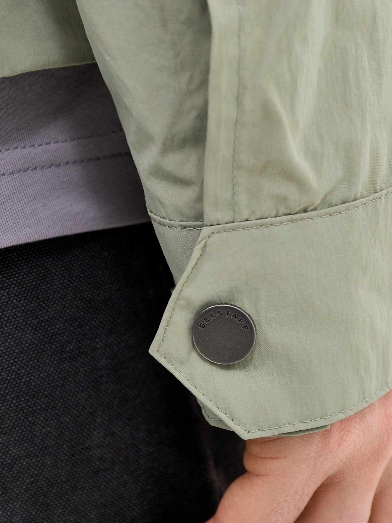Grid Overshirt Green