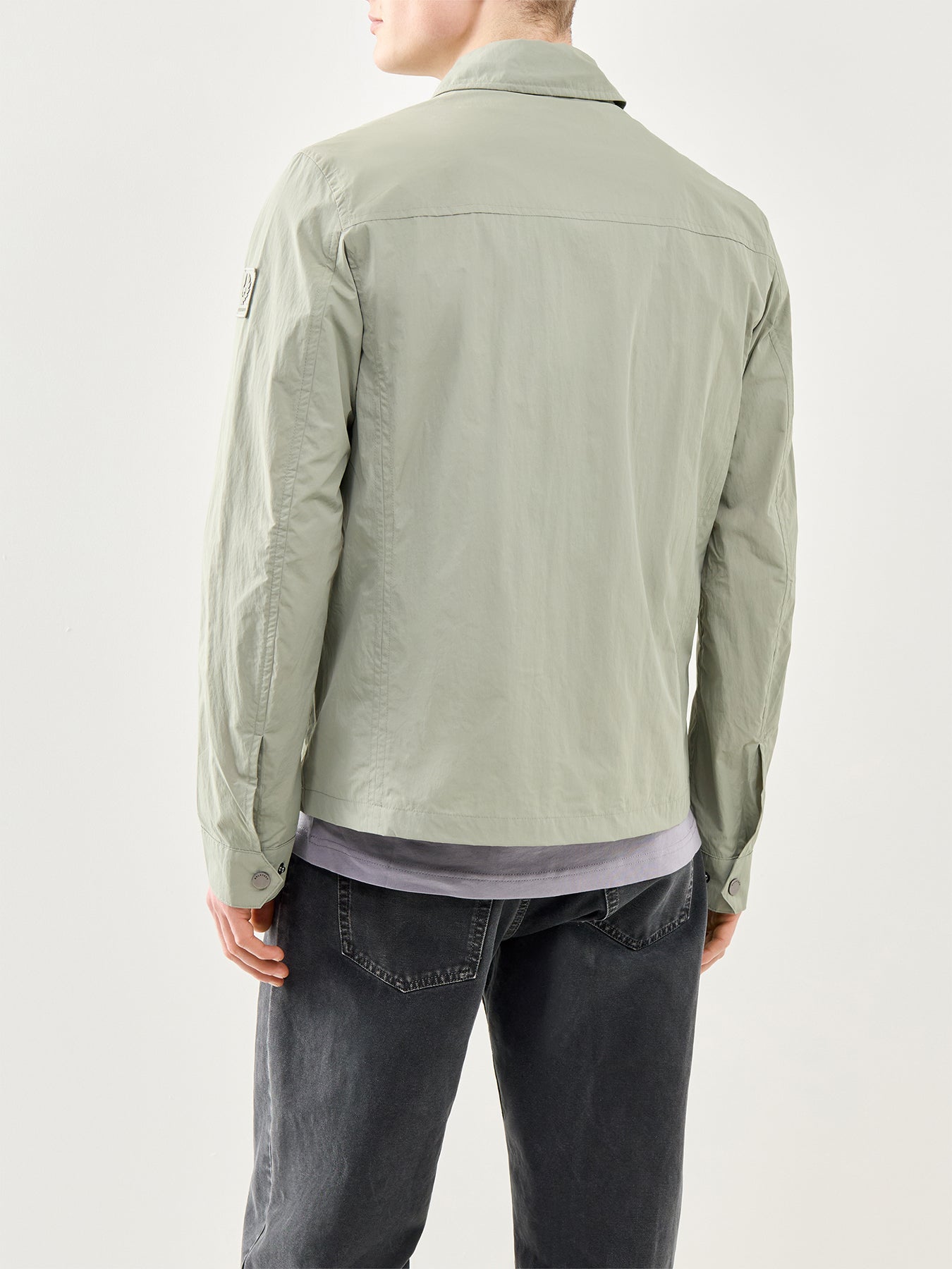 Grid Overshirt Green