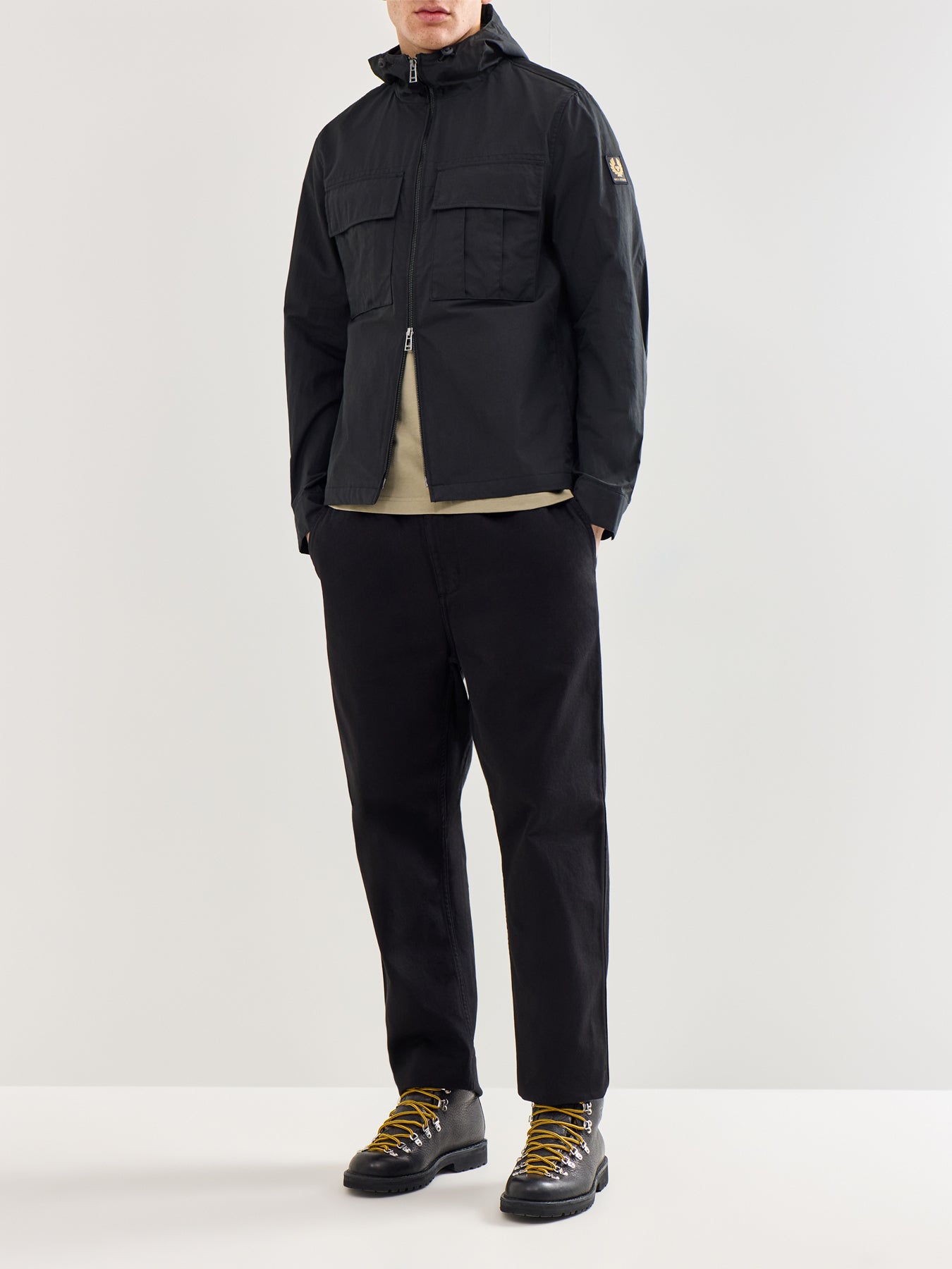 Container Hooded Overshirt Black