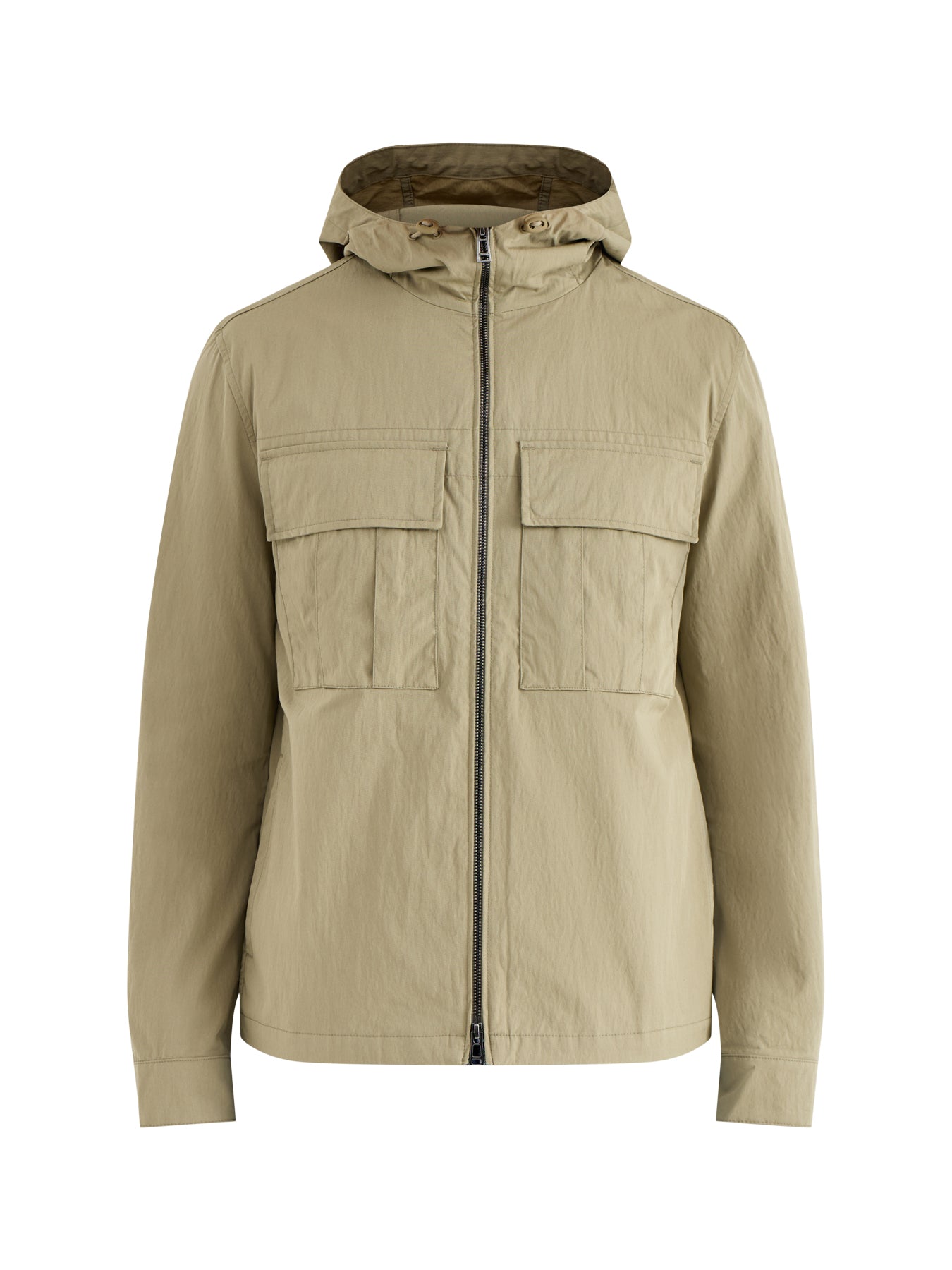 Container Hooded Overshirt Olive