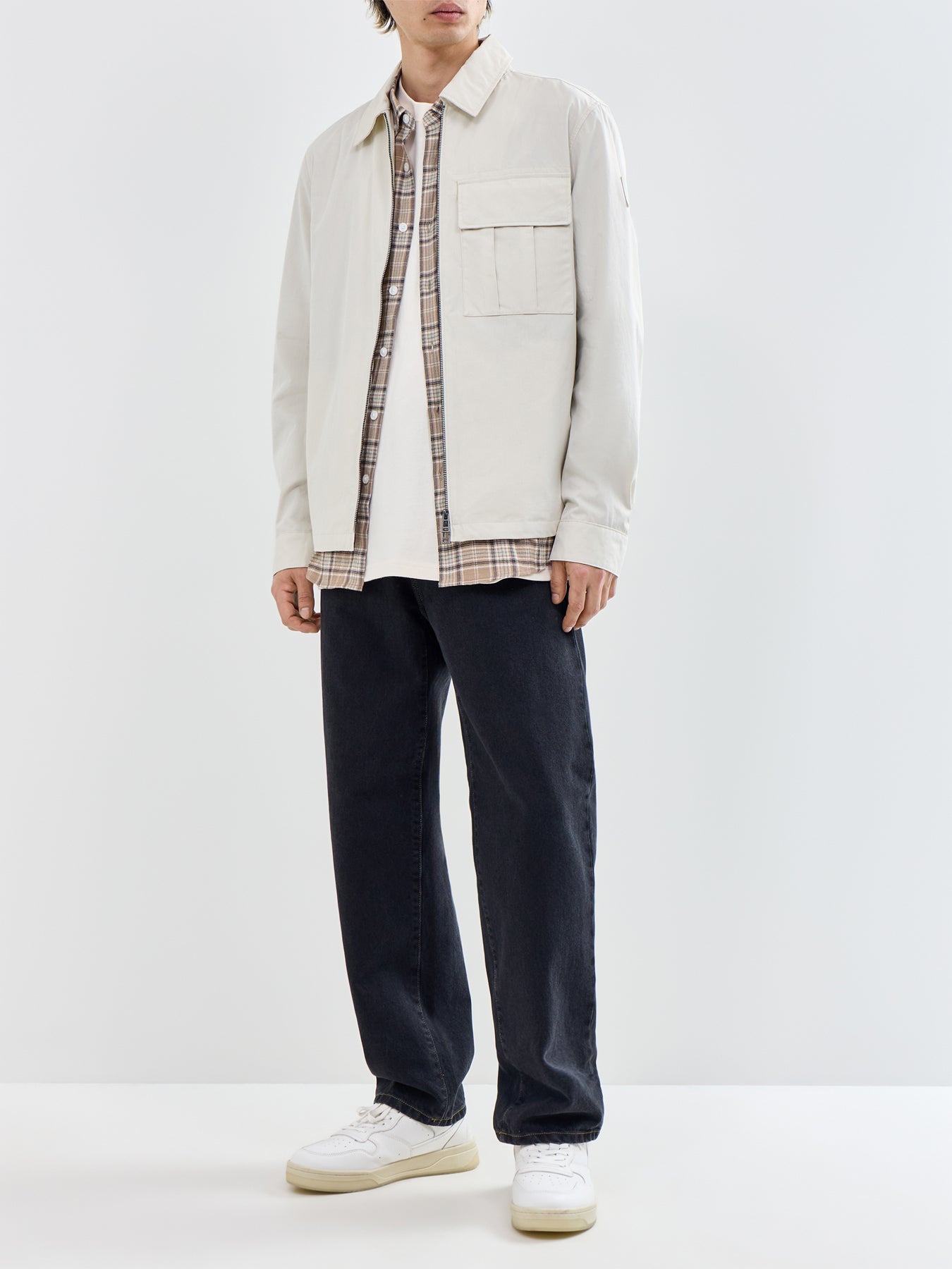 Cargo Overshirt Cream