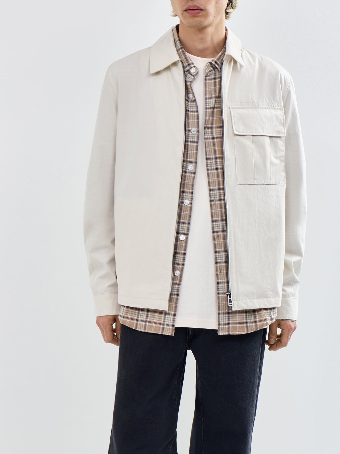 Cargo Overshirt Cream