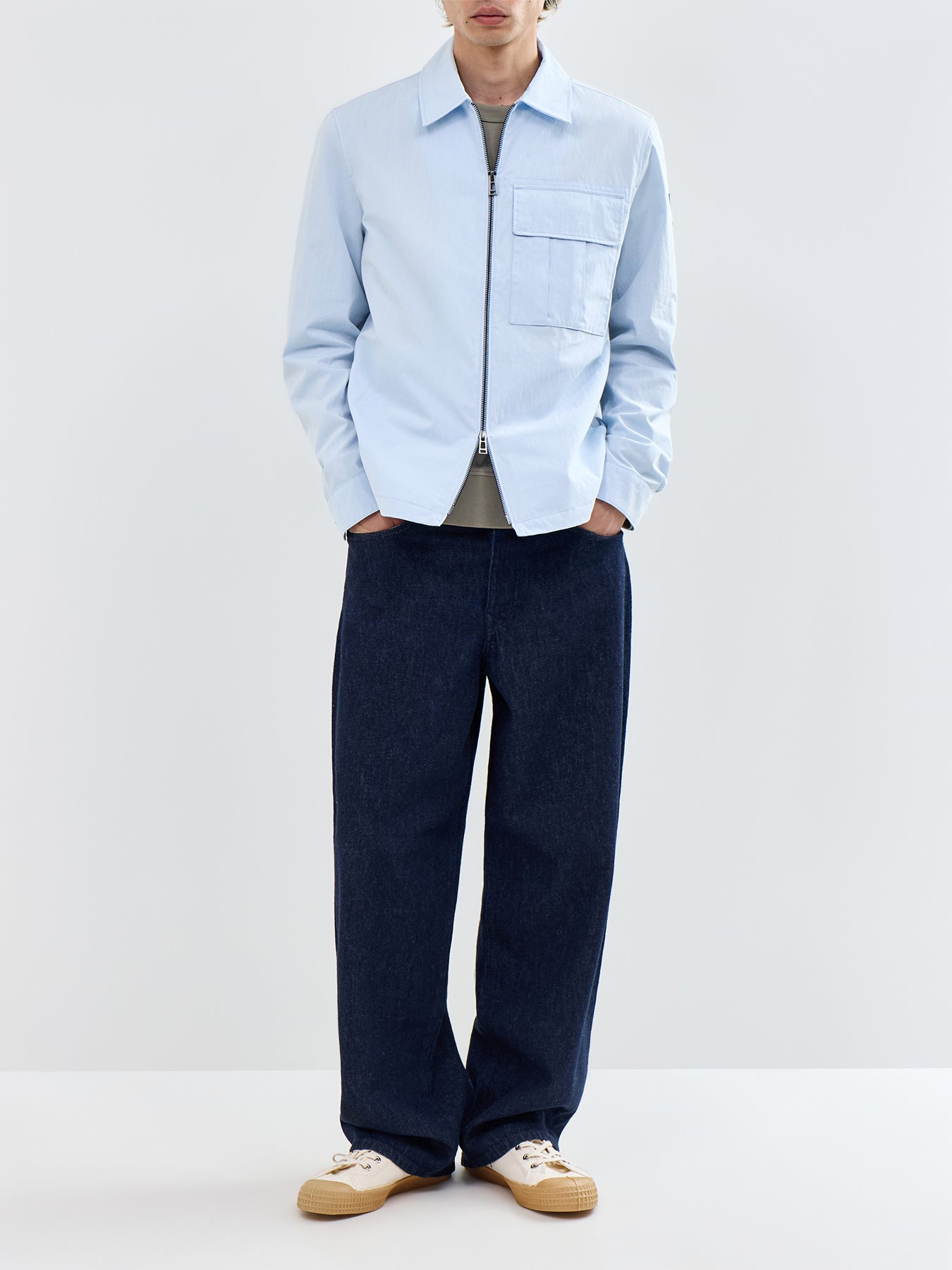Cargo Overshirt Blue