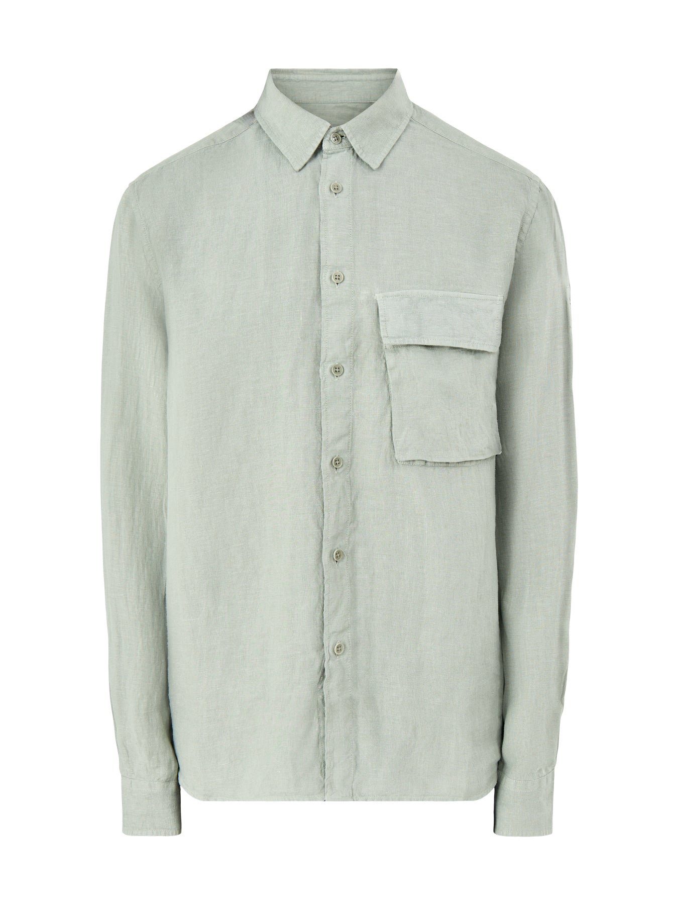 Belstaff Scale Linen Shirt Lichen