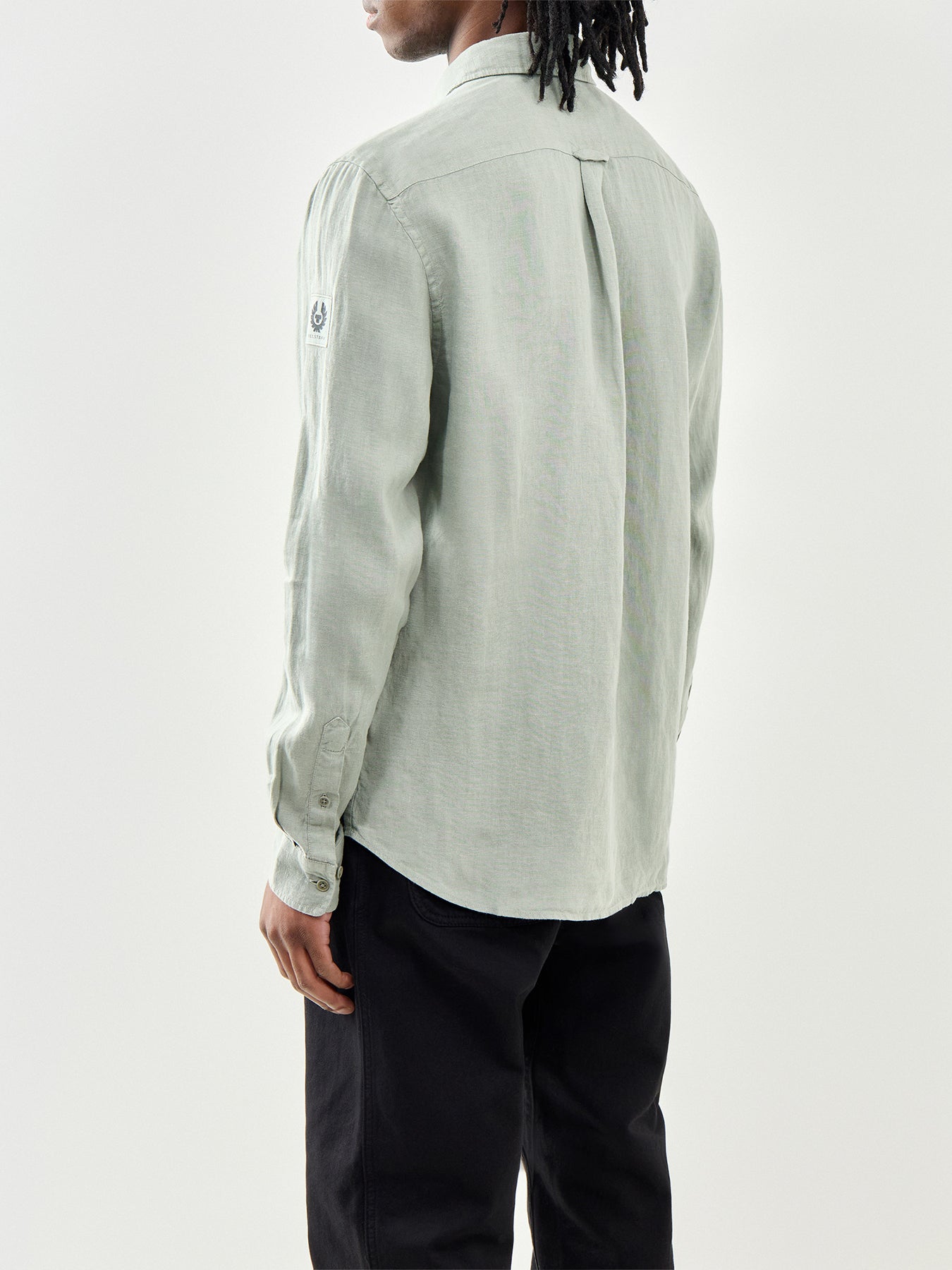 Belstaff Scale Linen Shirt Lichen