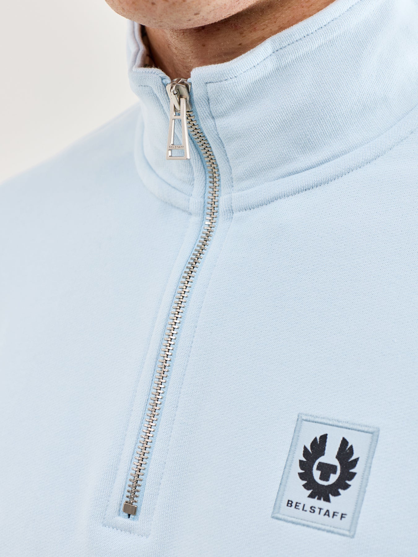 Quarter Zip Sweatshirt Blue