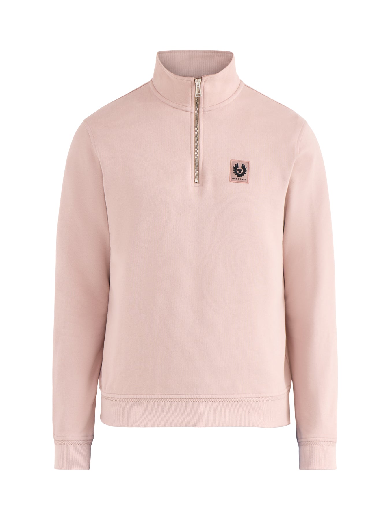 Quarter Zip Sweatshirt Pink