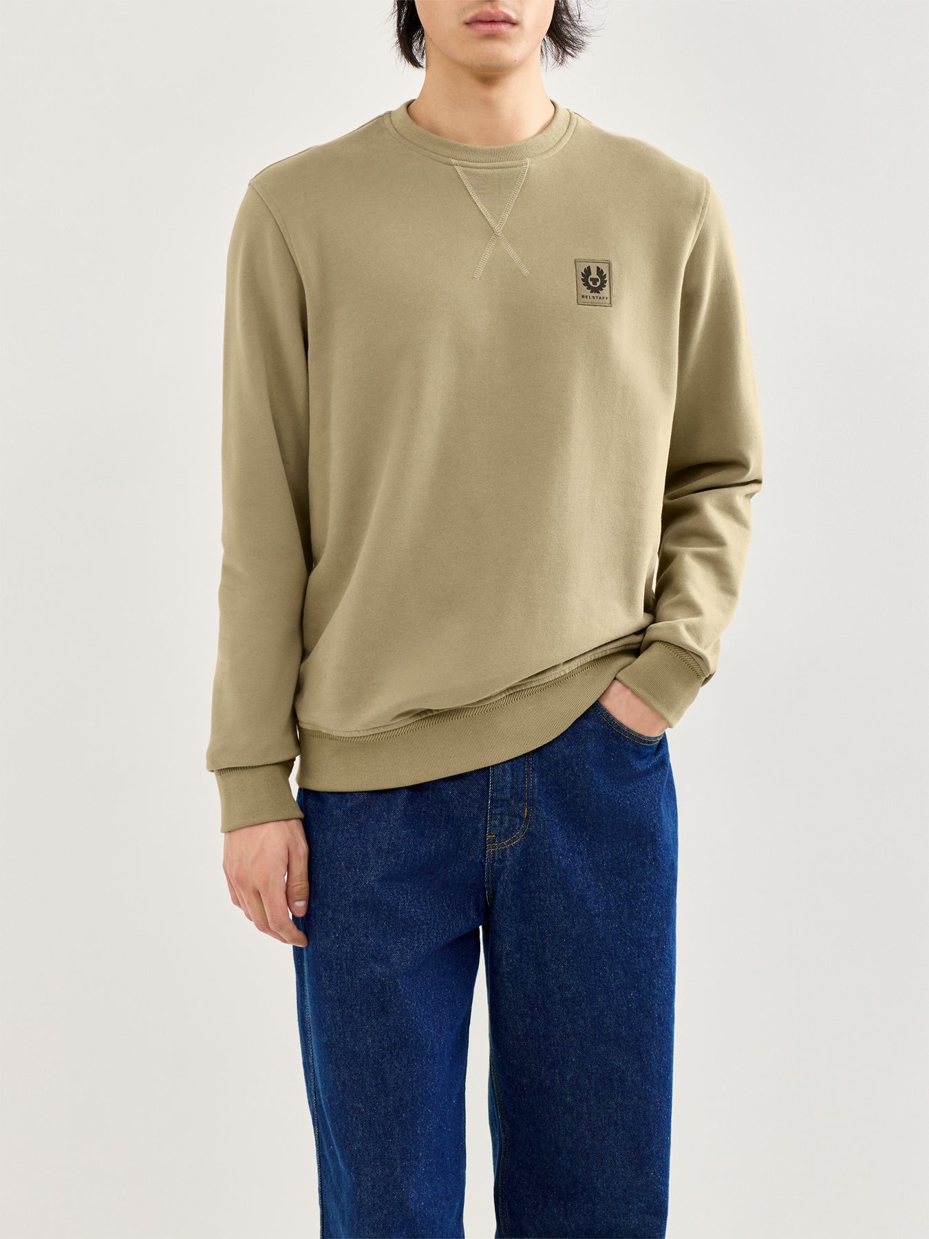 Classic Cotton Sweatshirt Olive