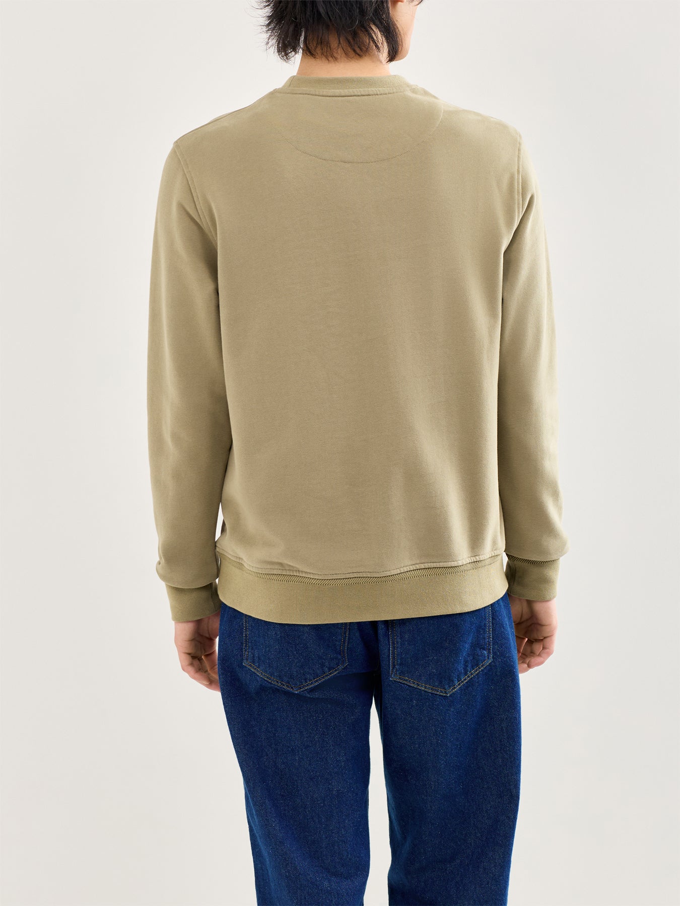Classic Cotton Sweatshirt Olive