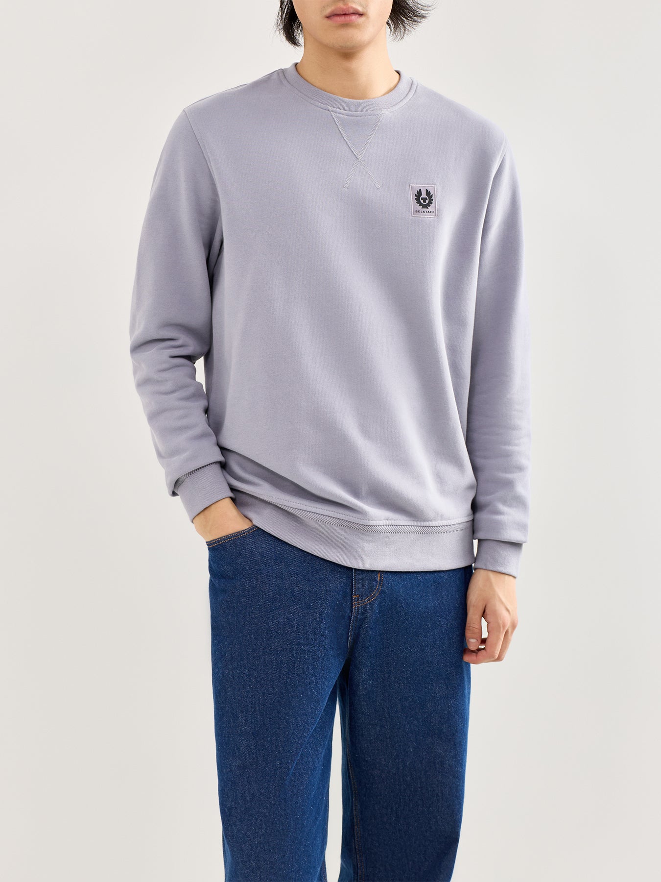 Classic Cotton Sweatshirt Blue