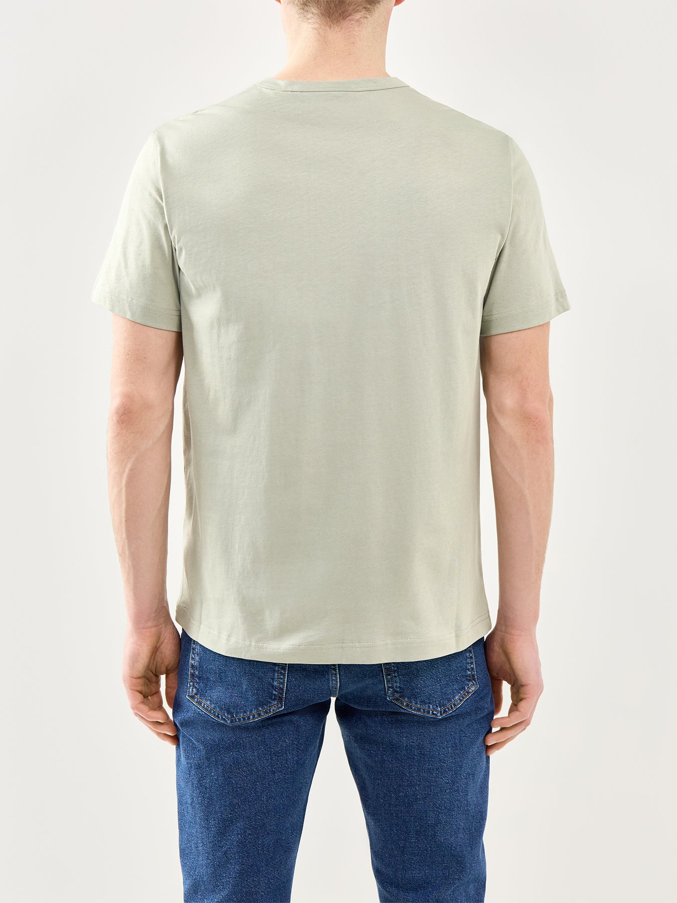 Cotton Crew Neck T-Shirt Green