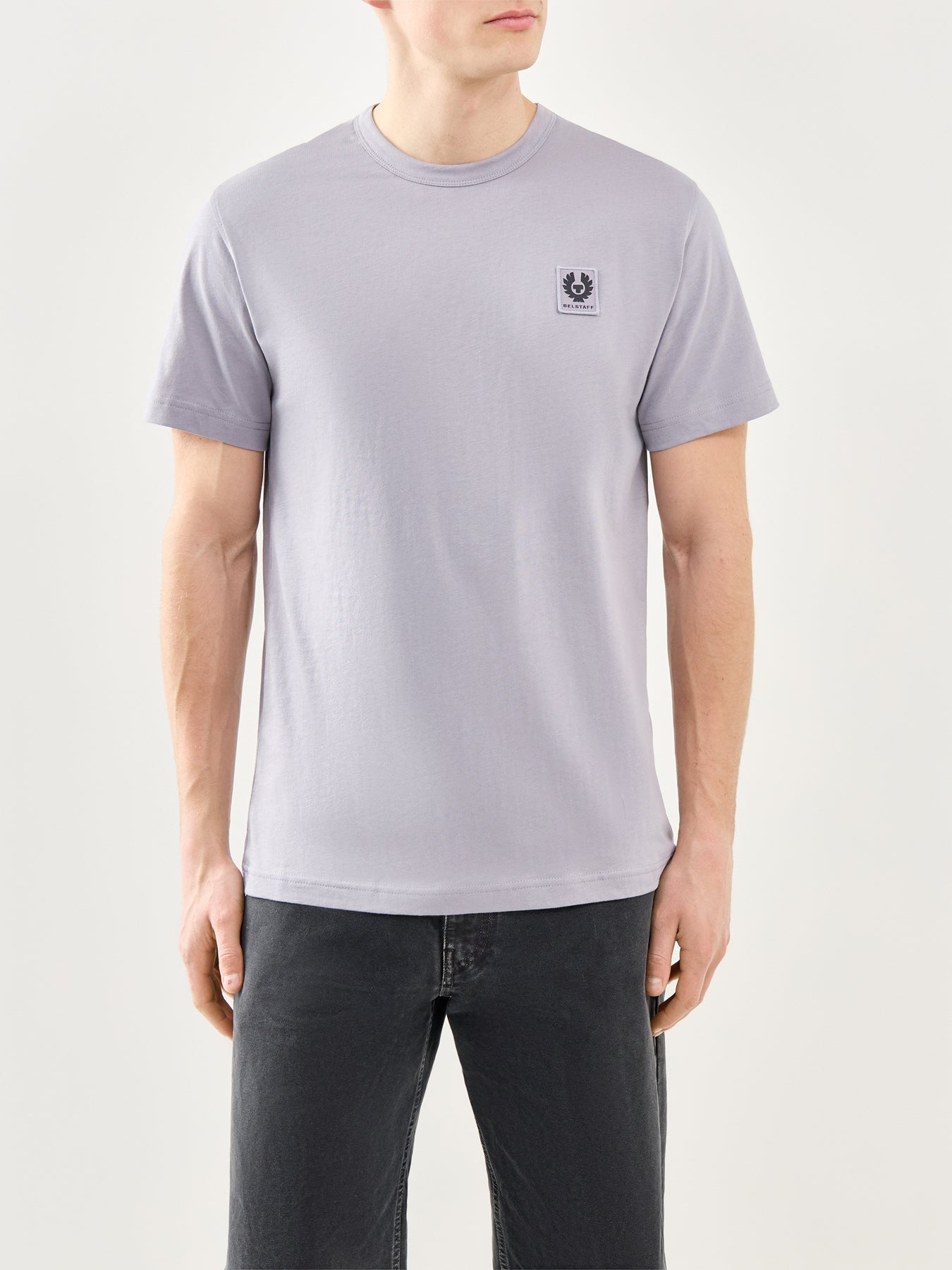 Cotton Crew Neck T-Shirt Blue
