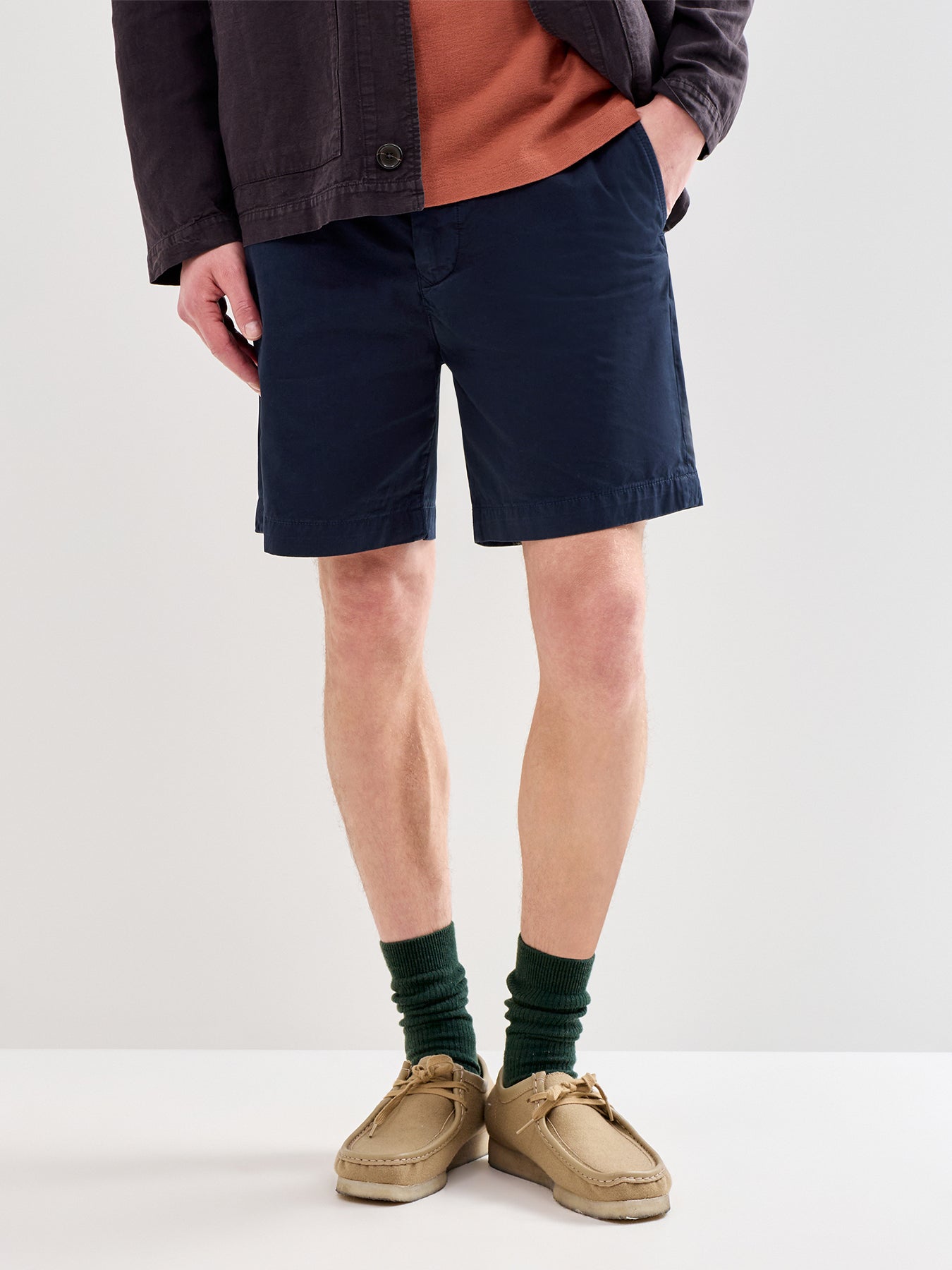 Rally Cotton Shorts Navy
