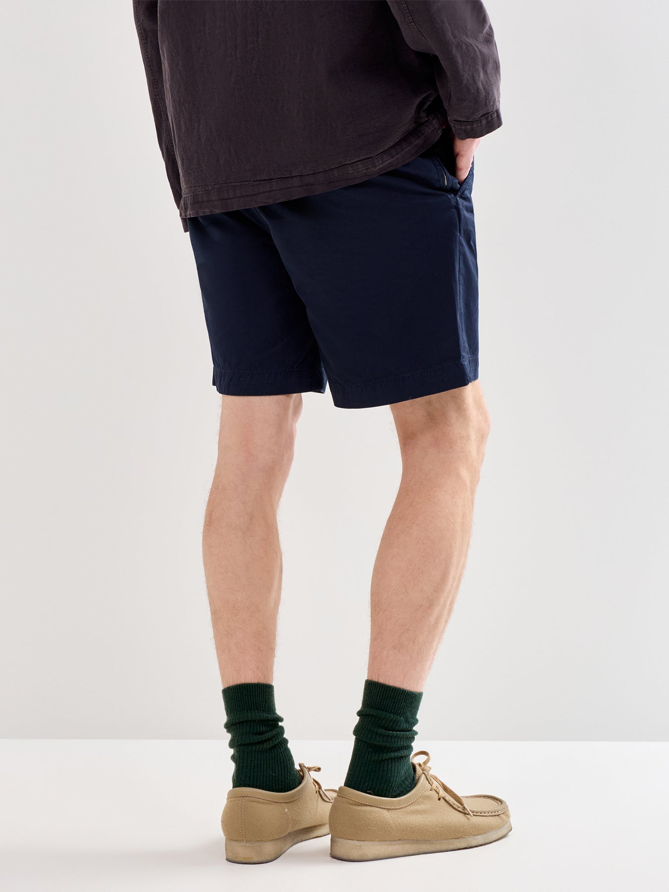 Rally Cotton Shorts Navy